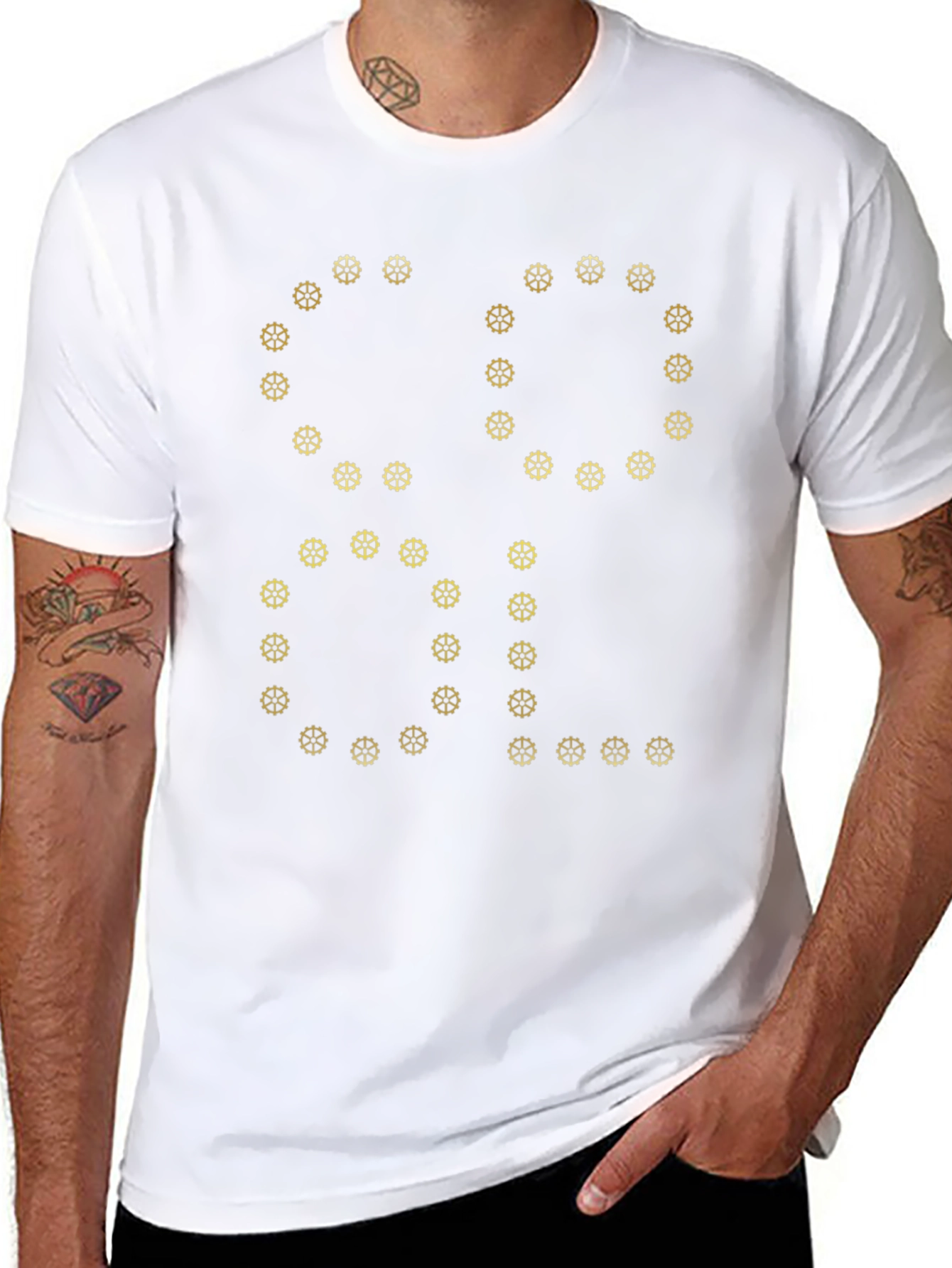 Cool Graphic T-Shirt - Mens Black Tee