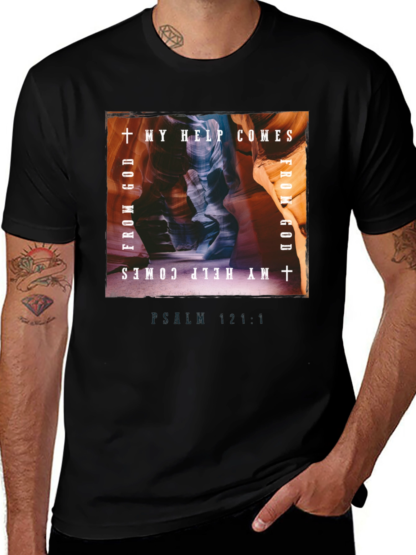 My Help Comes From God Graphic Tee