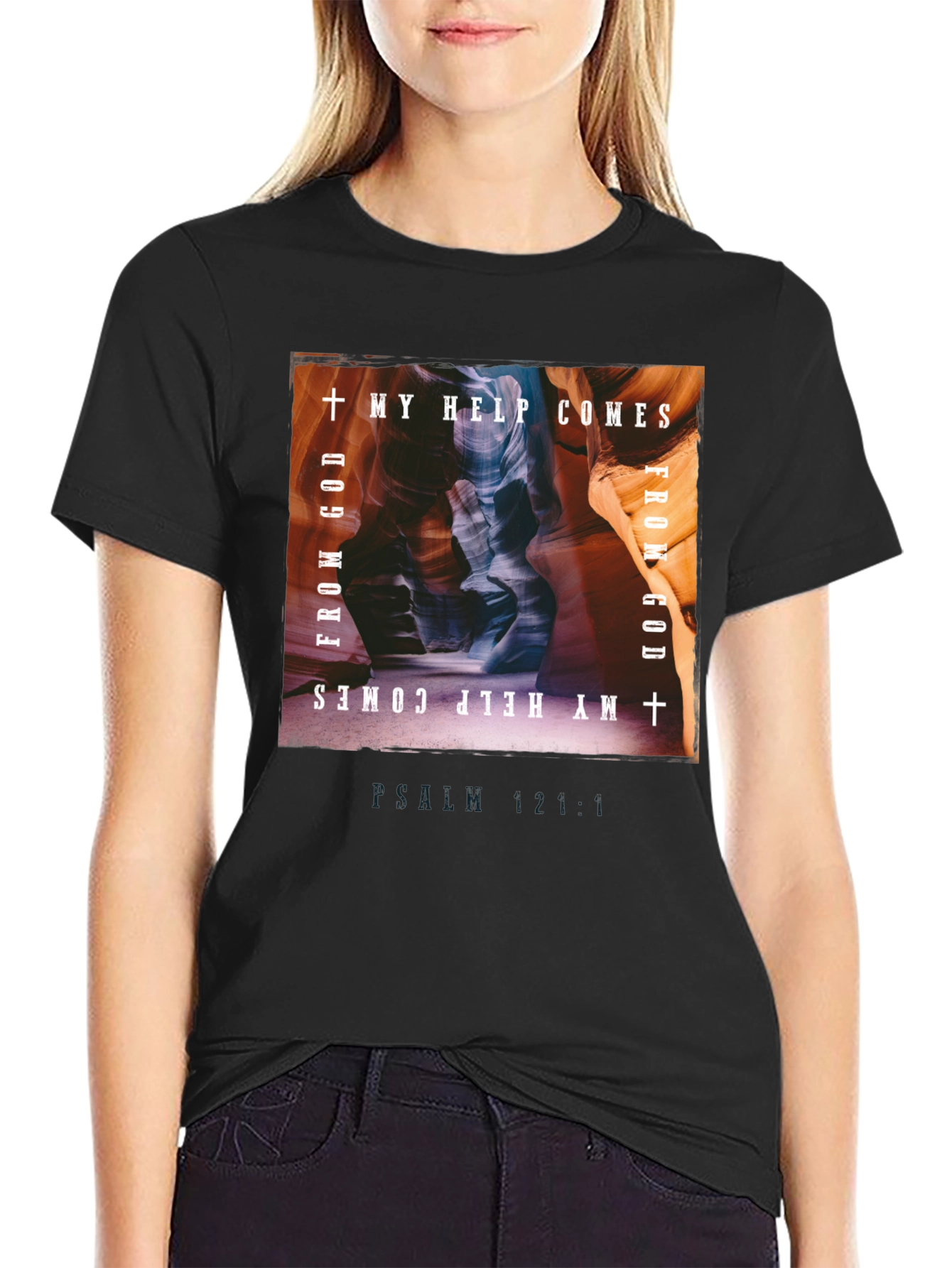 My Help Comes From God Graphic Tee