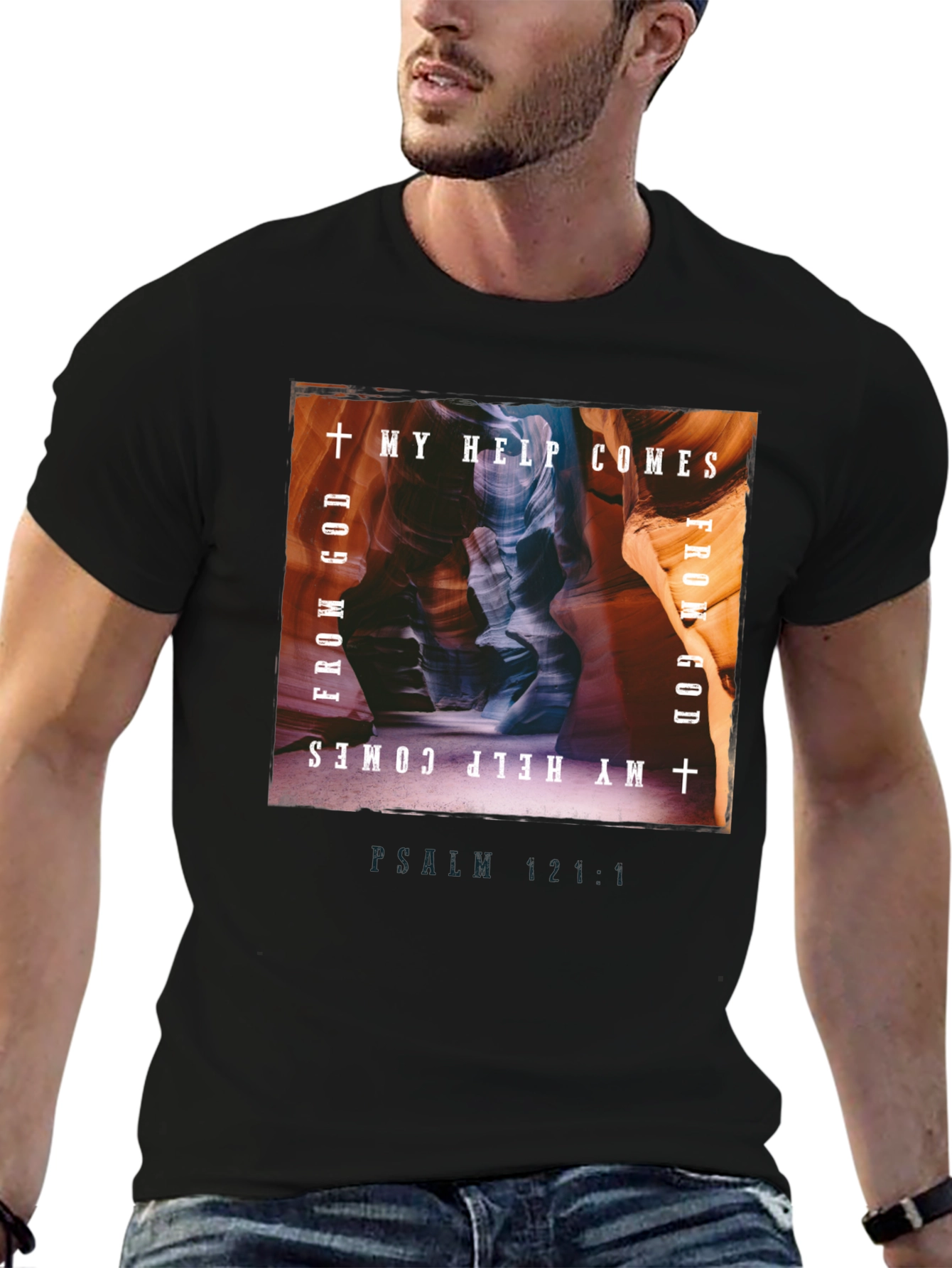 My Help Comes From God Graphic Tee