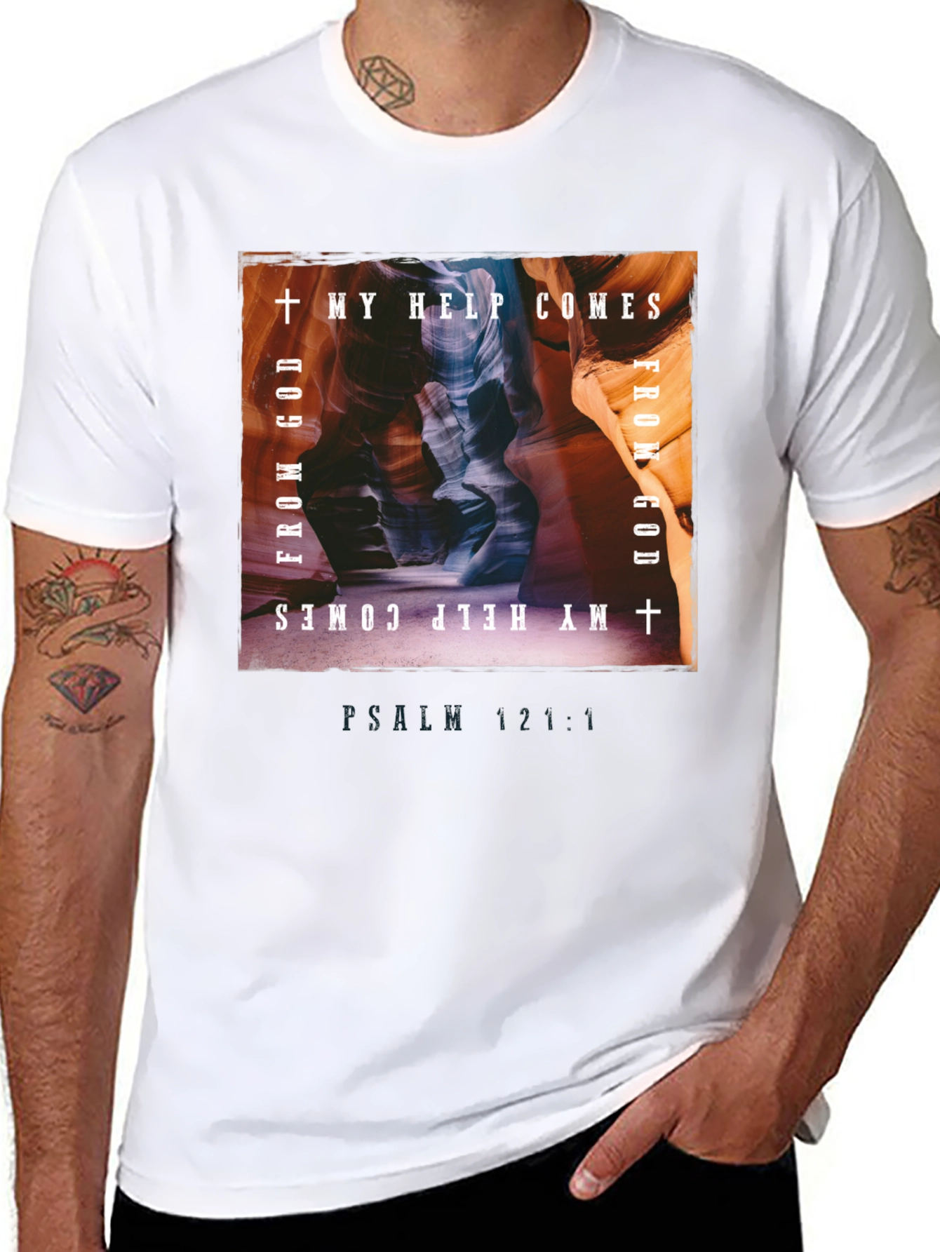 My Help Comes From God Graphic Tee