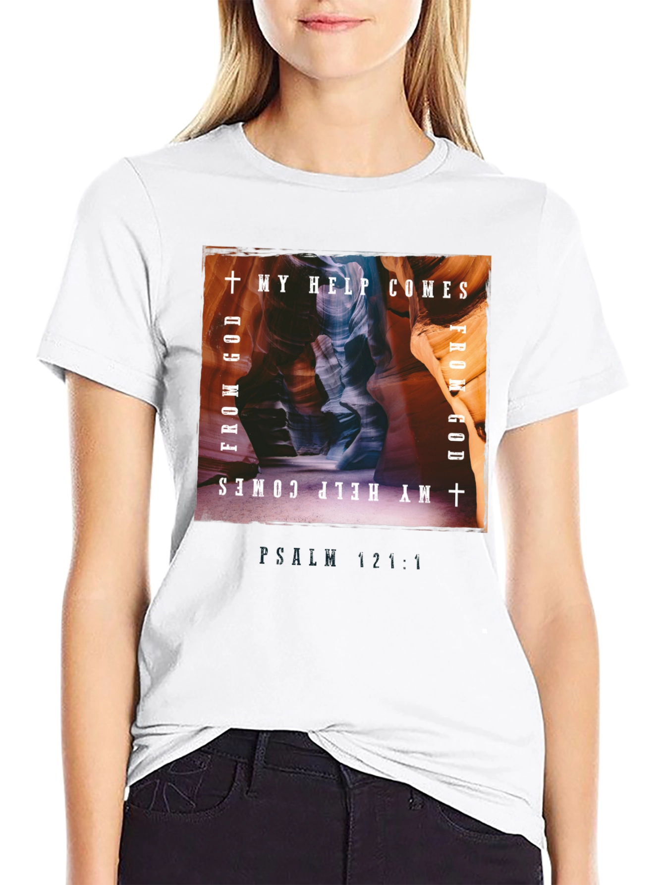 My Help Comes From God Graphic Tee