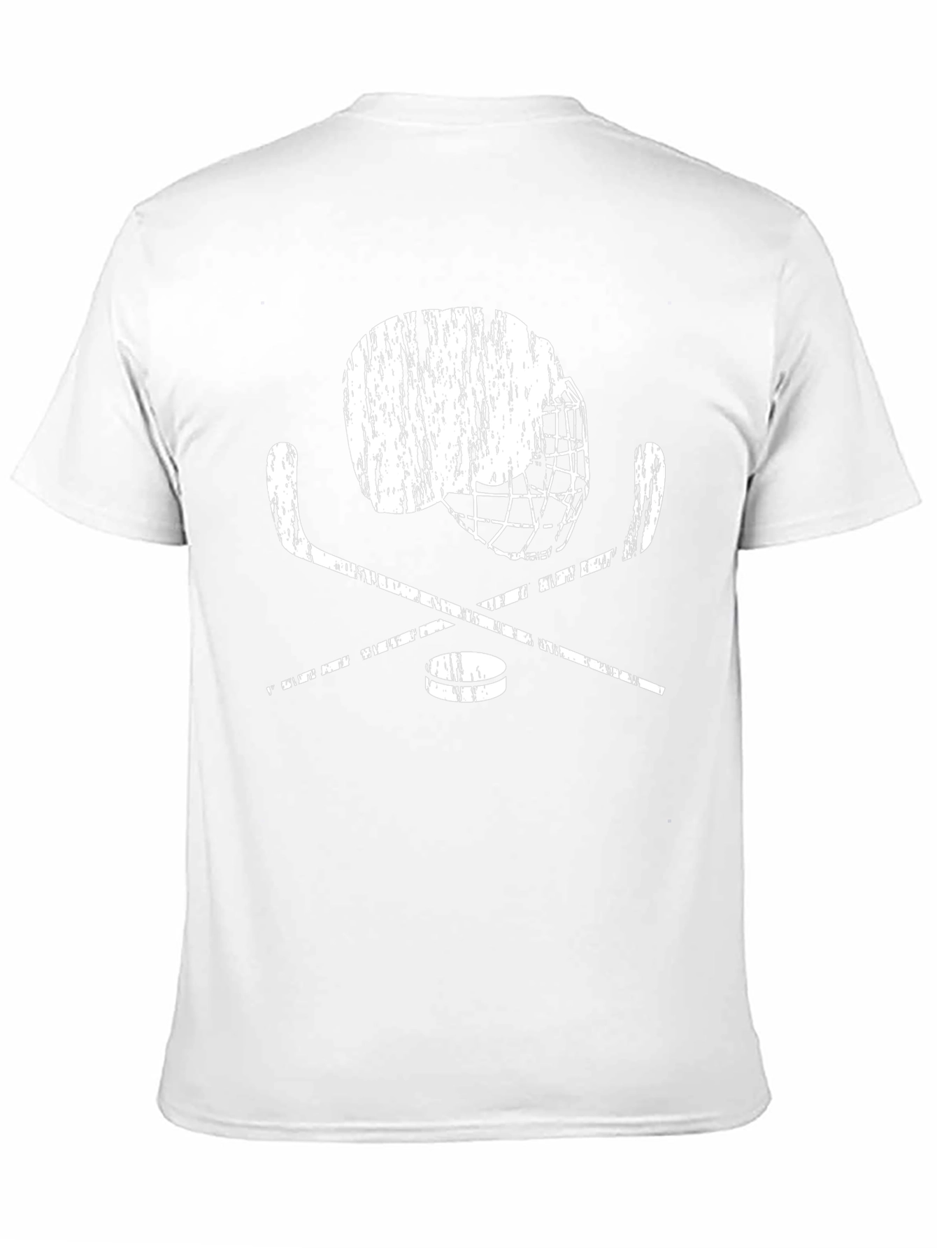 Hockey Helmet & Sticks Graphic Tee - Black