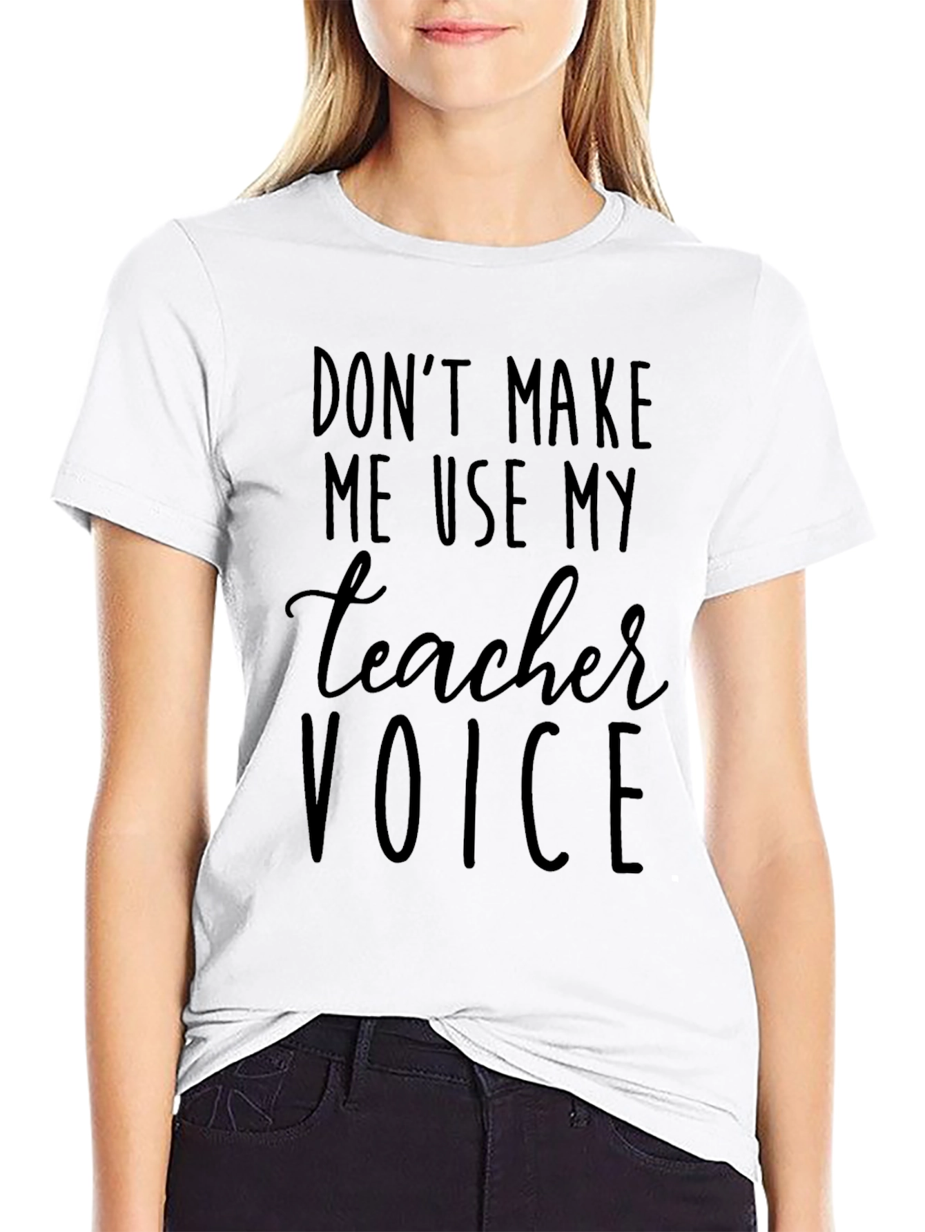 Teacher Voice Graphic Tee - Funny Educator Shirt