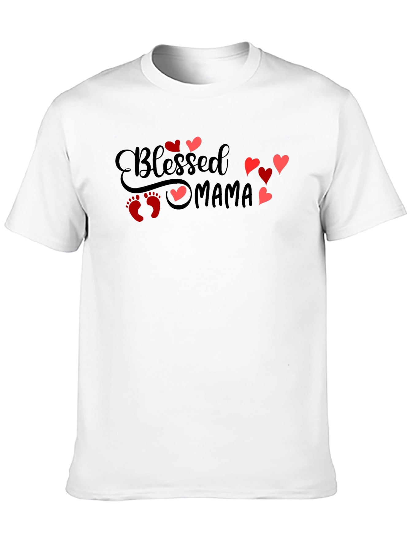 Blessed Mama Graphic Tee - New Mom Gift