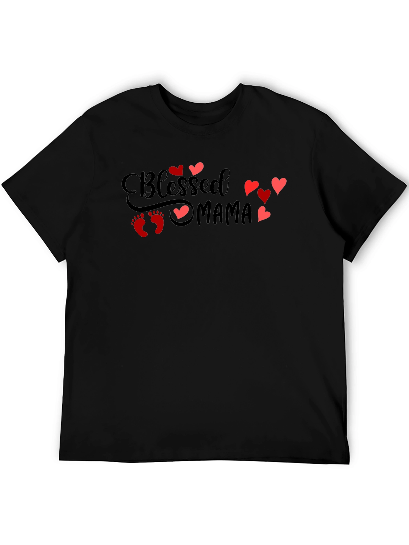 Blessed Mama Graphic Tee - New Mom Gift