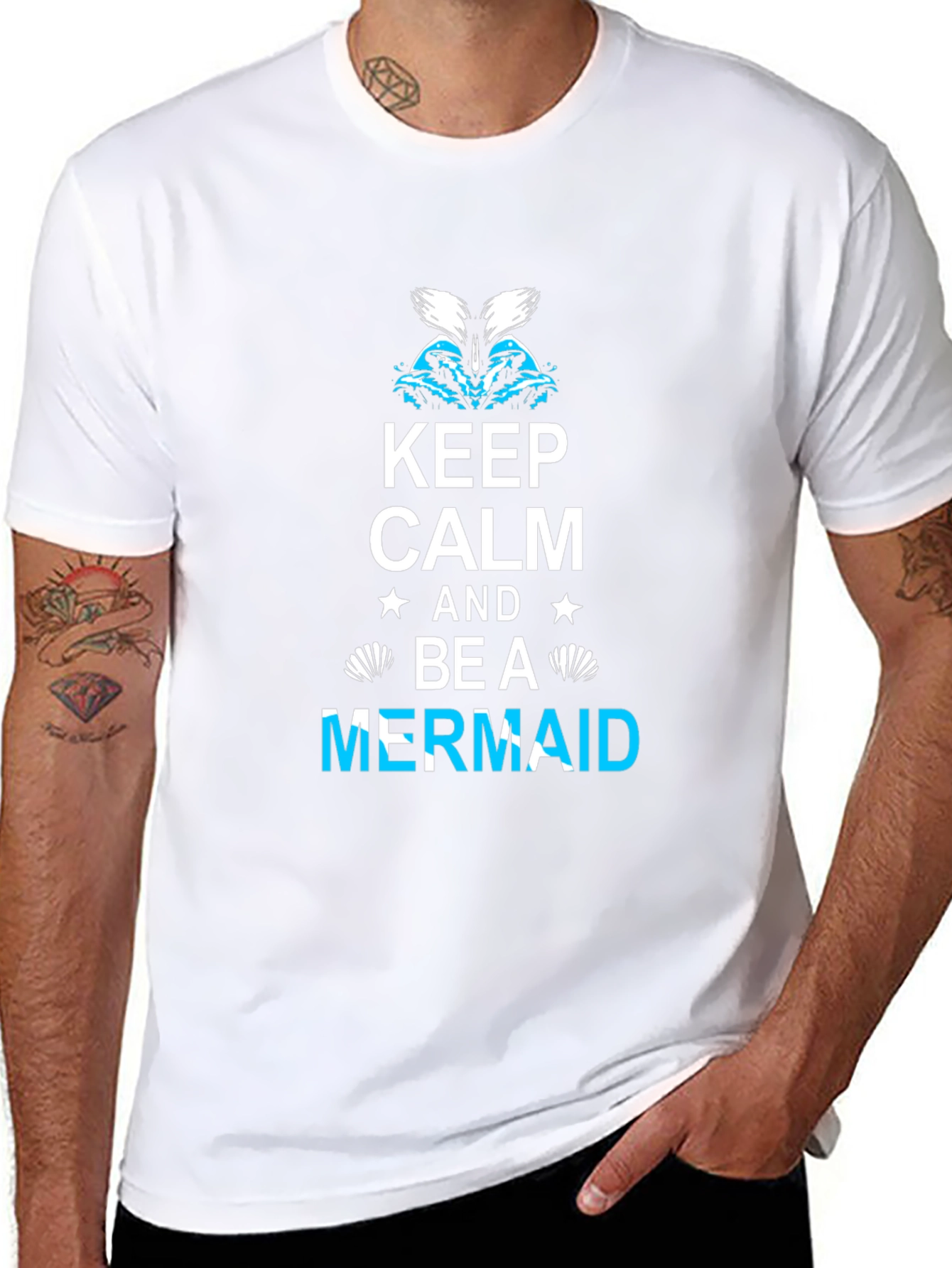 Keep Calm & Be A Mermaid T-Shirt