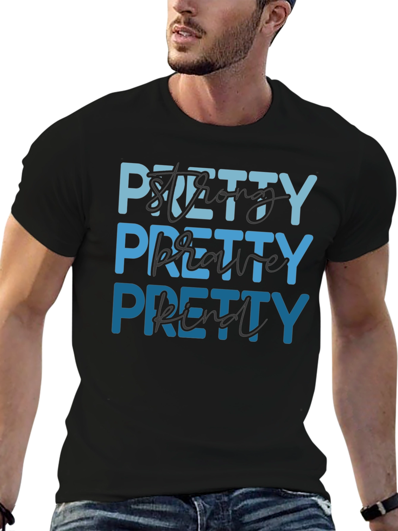 Pretty Strong Brave Kind Graphic Tee