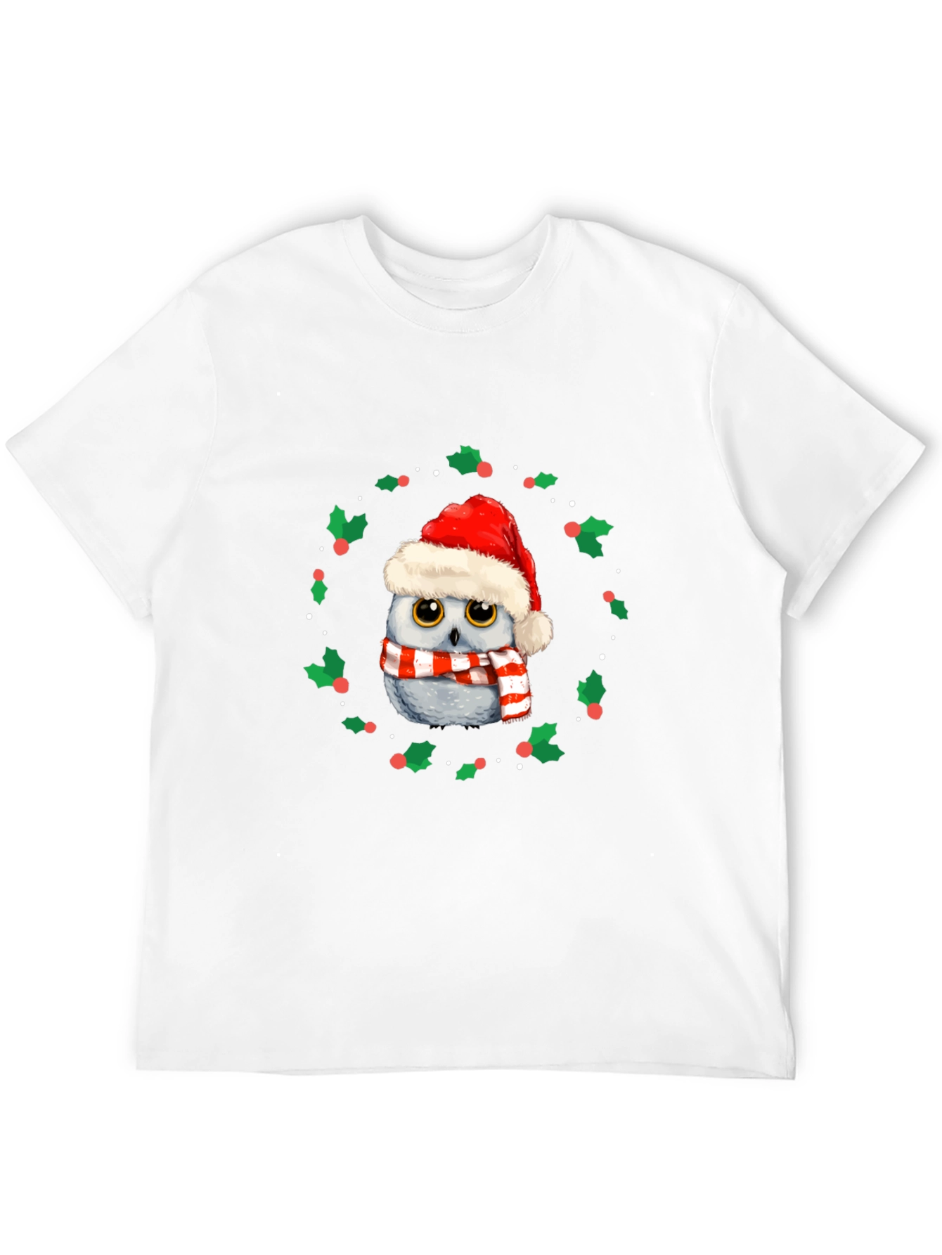 Festive Owl Christmas T-Shirt