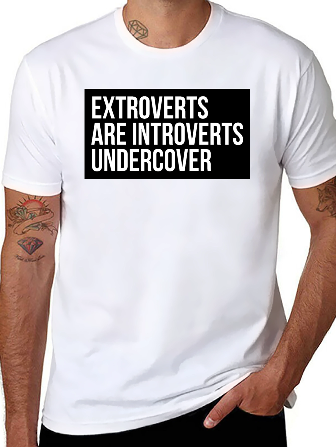 Extroverts are Introverts Undercover Graphic Tee