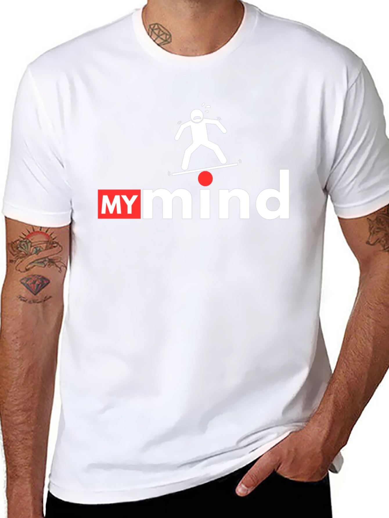 My Mind Balancing Act Graphic T-Shirt