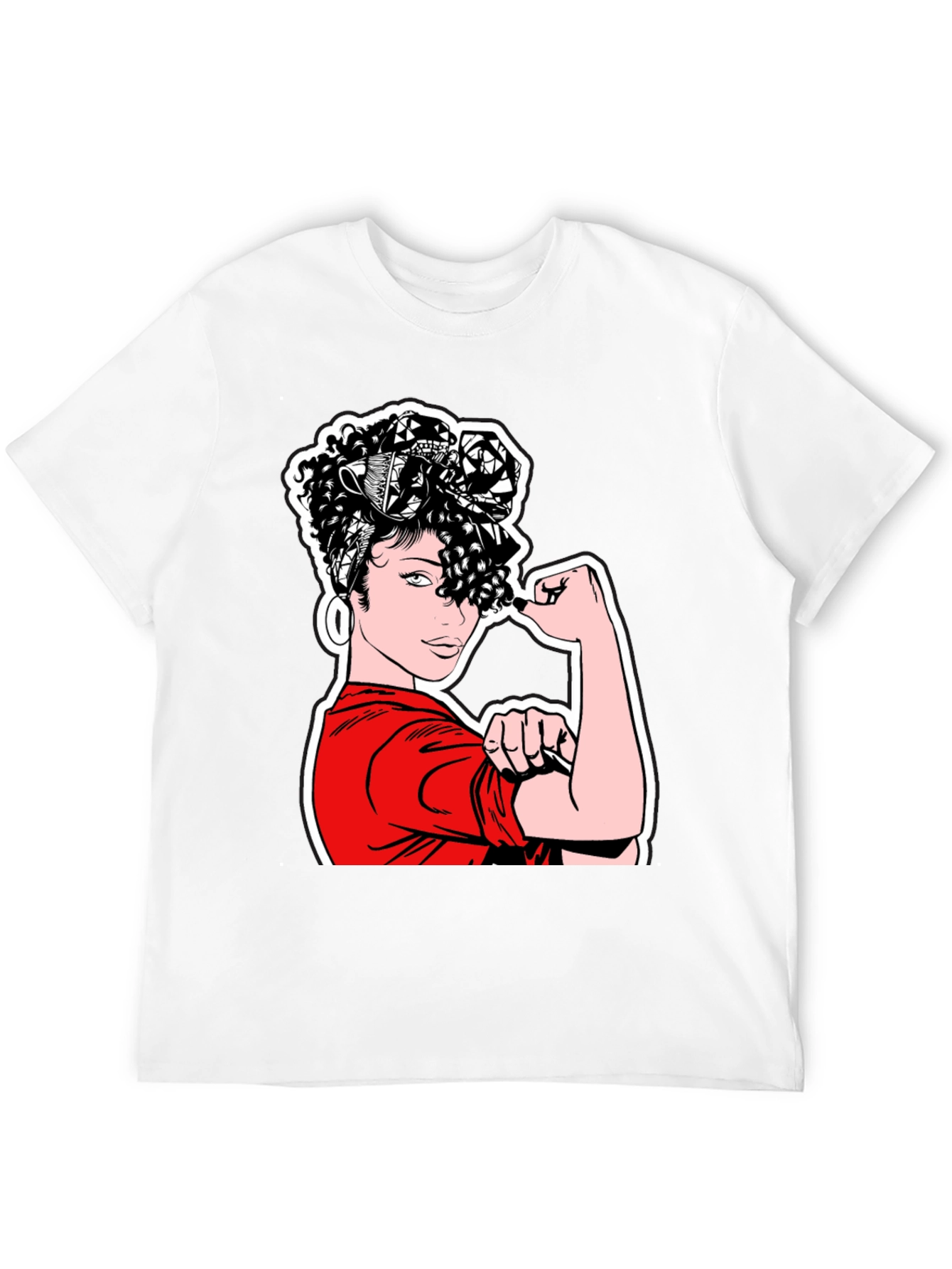 Rosie the Riveter T-Shirt - Black Graphic Tee