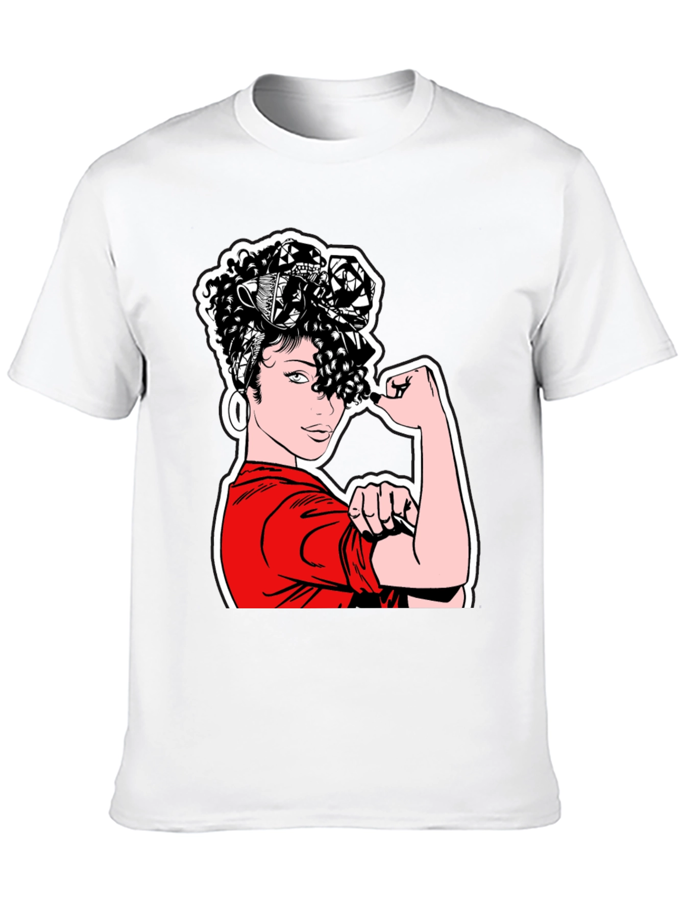 Rosie the Riveter T-Shirt - Black Graphic Tee