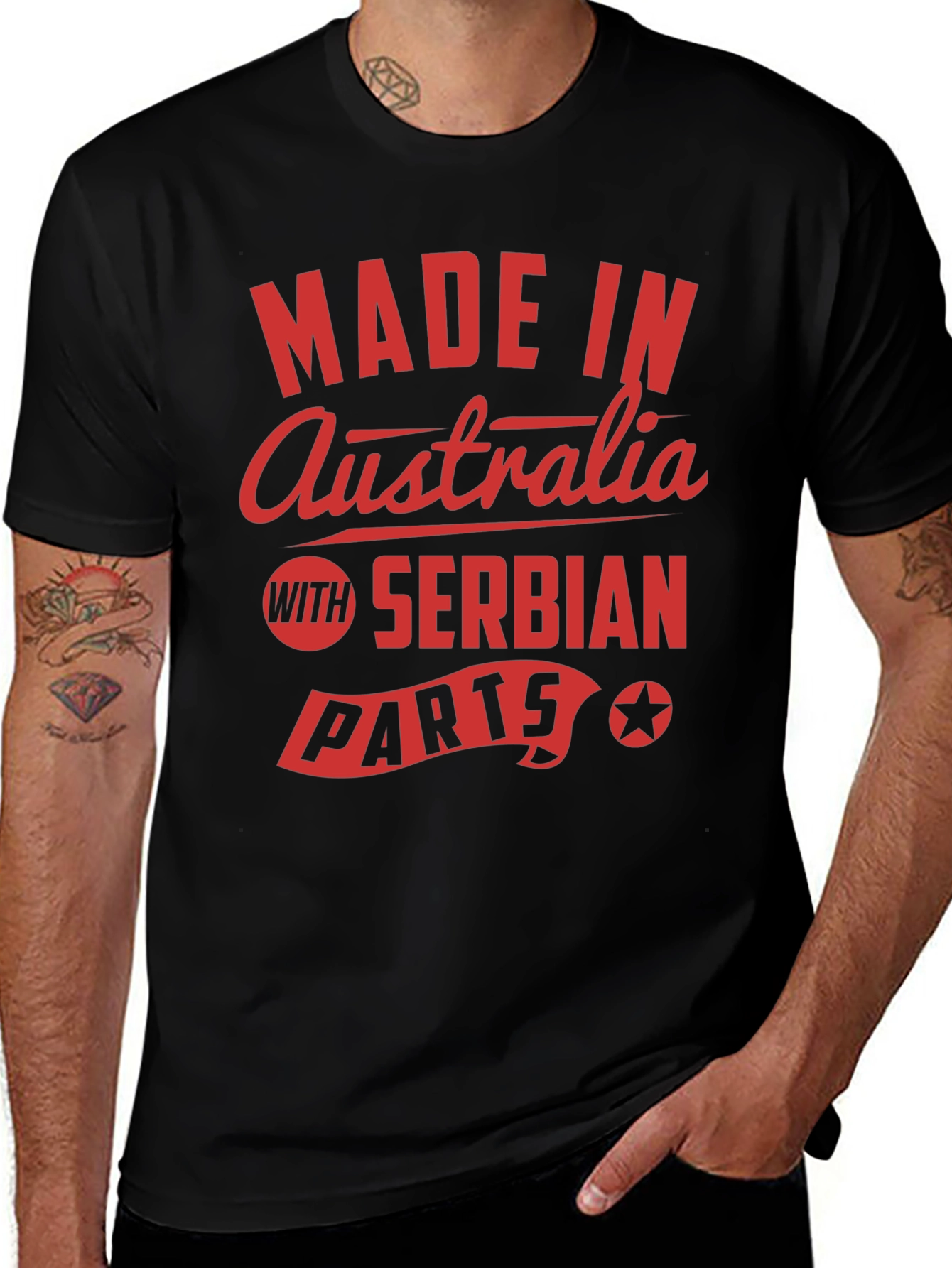 Made in Australia with Serbian Parts T-Shirt