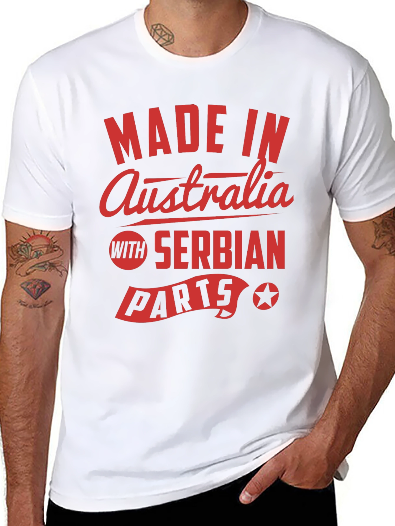 Made in Australia with Serbian Parts T-Shirt