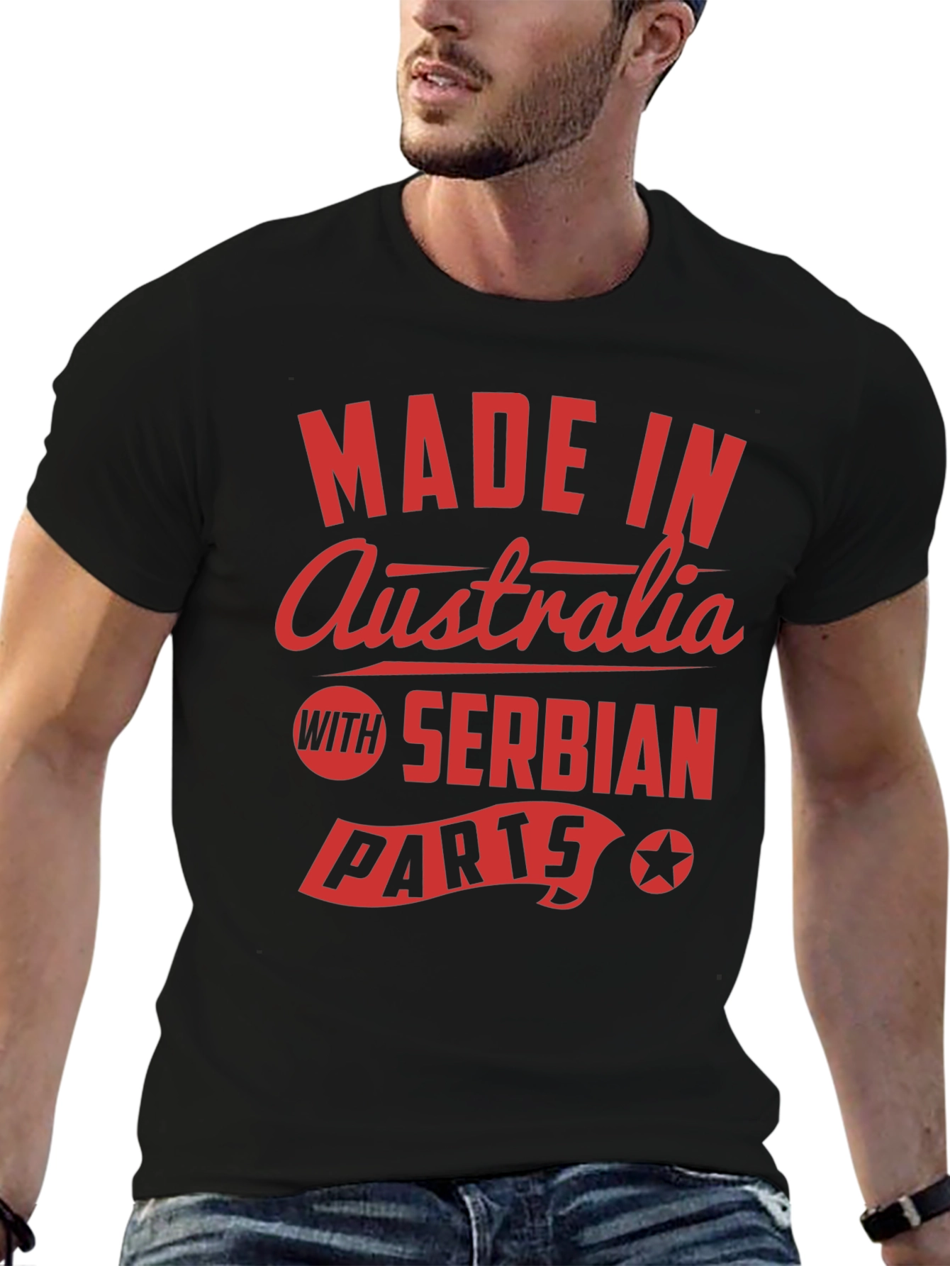 Made in Australia with Serbian Parts T-Shirt
