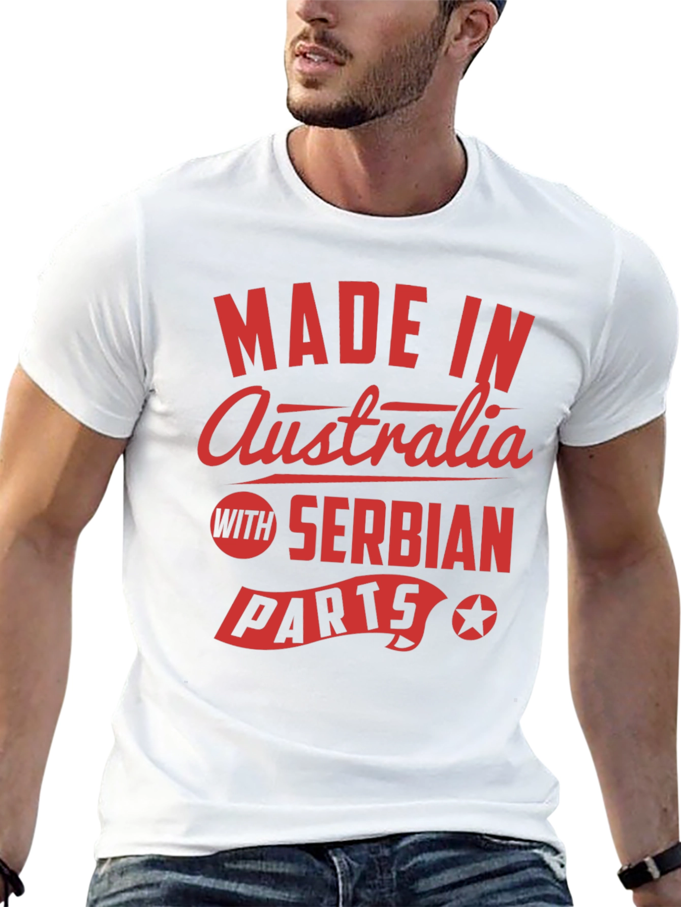 Made in Australia with Serbian Parts T-Shirt