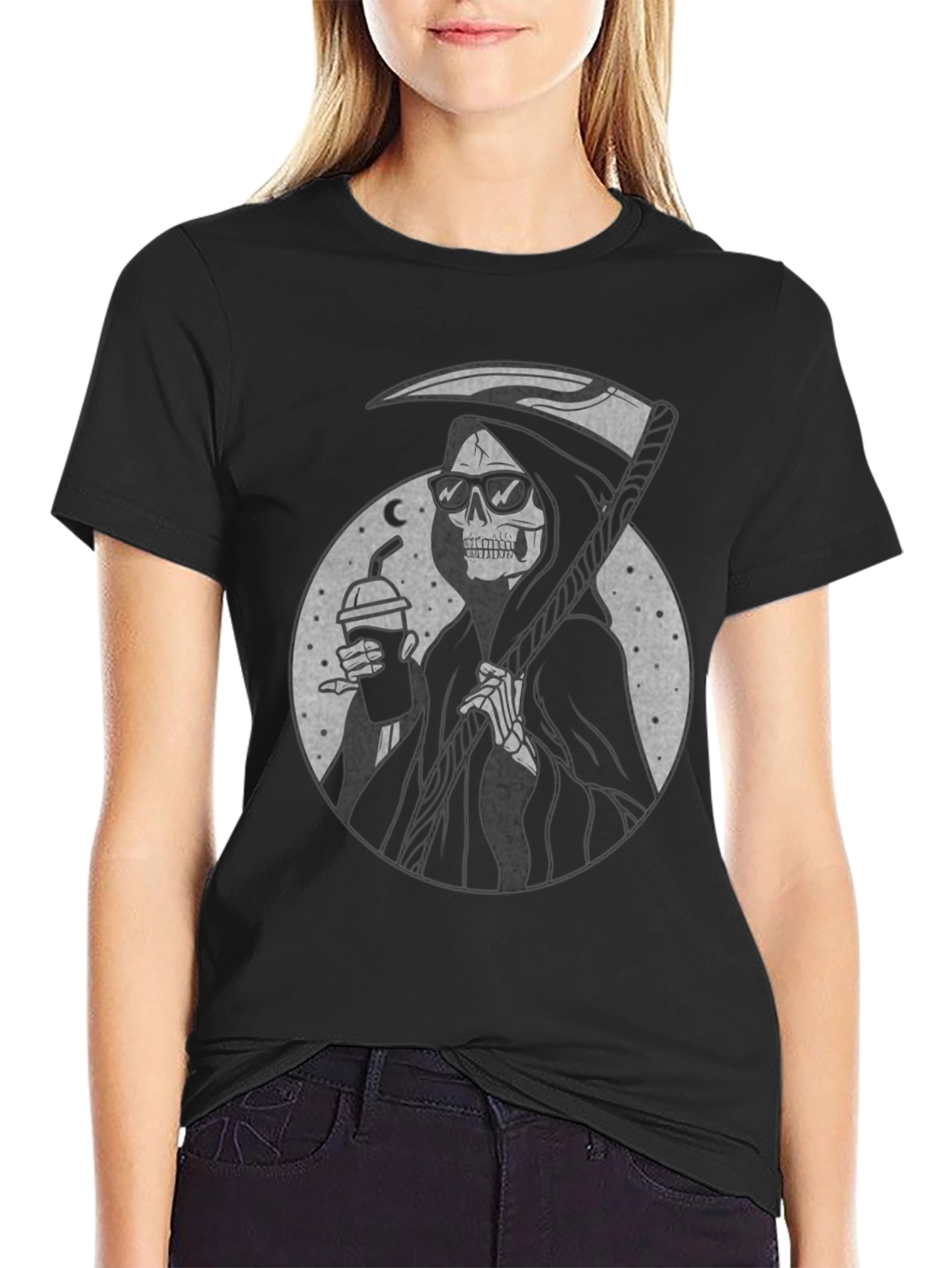 Grim Reaper Iced Coffee T-Shirt