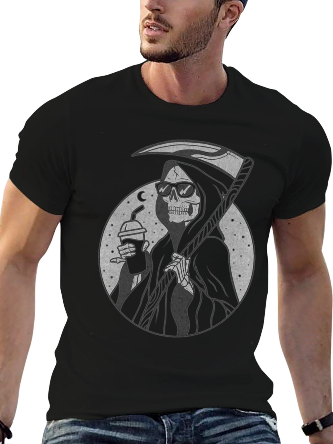 Grim Reaper Iced Coffee T-Shirt
