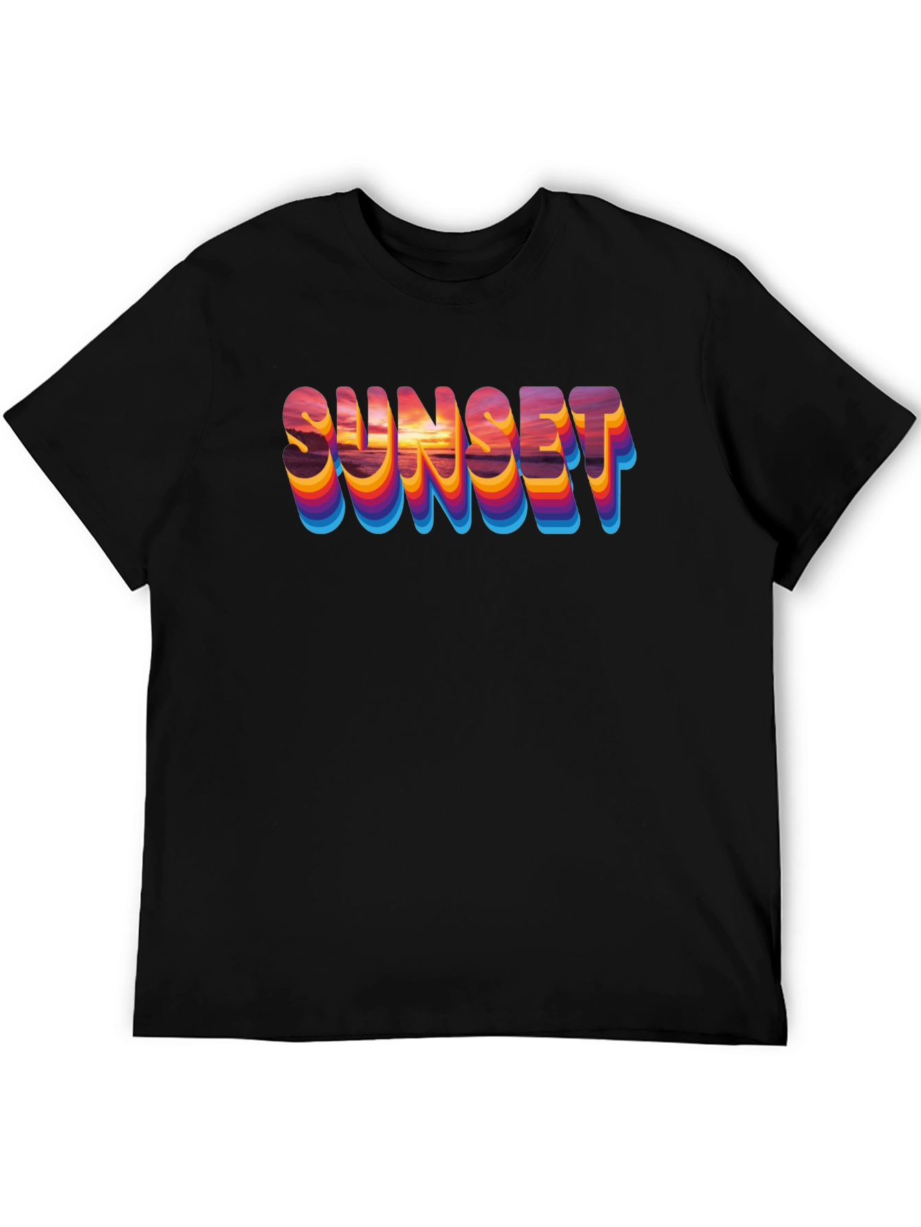 Sunset Graphic T-Shirt - Retro Style Tee