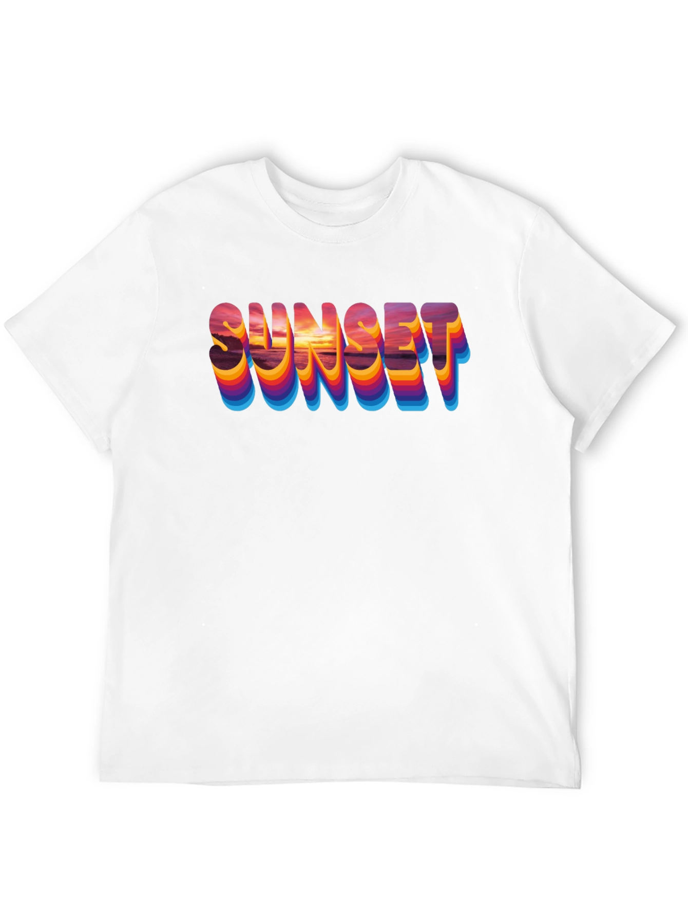 Sunset Graphic T-Shirt - Retro Style Tee