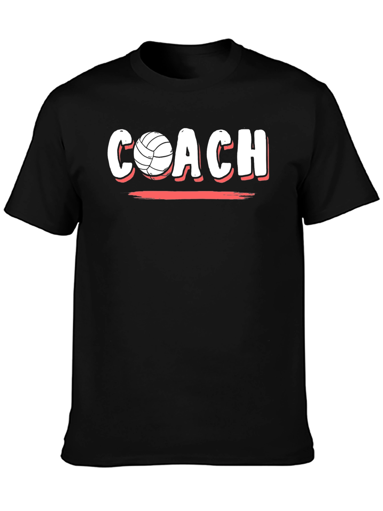 Volleyball Coach Graphic Tee - Sportswear