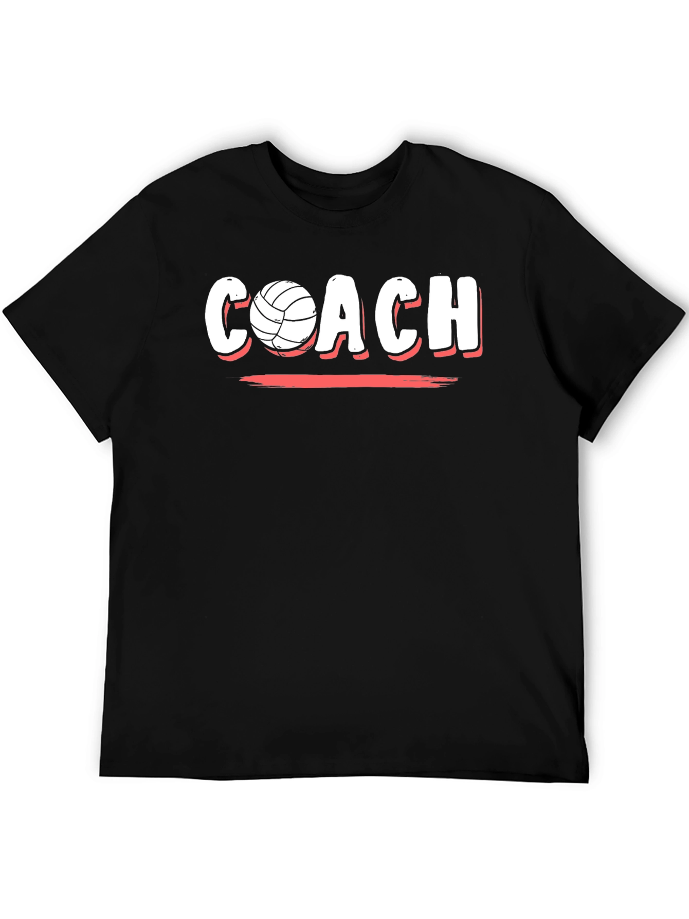 Volleyball Coach Graphic Tee - Sportswear