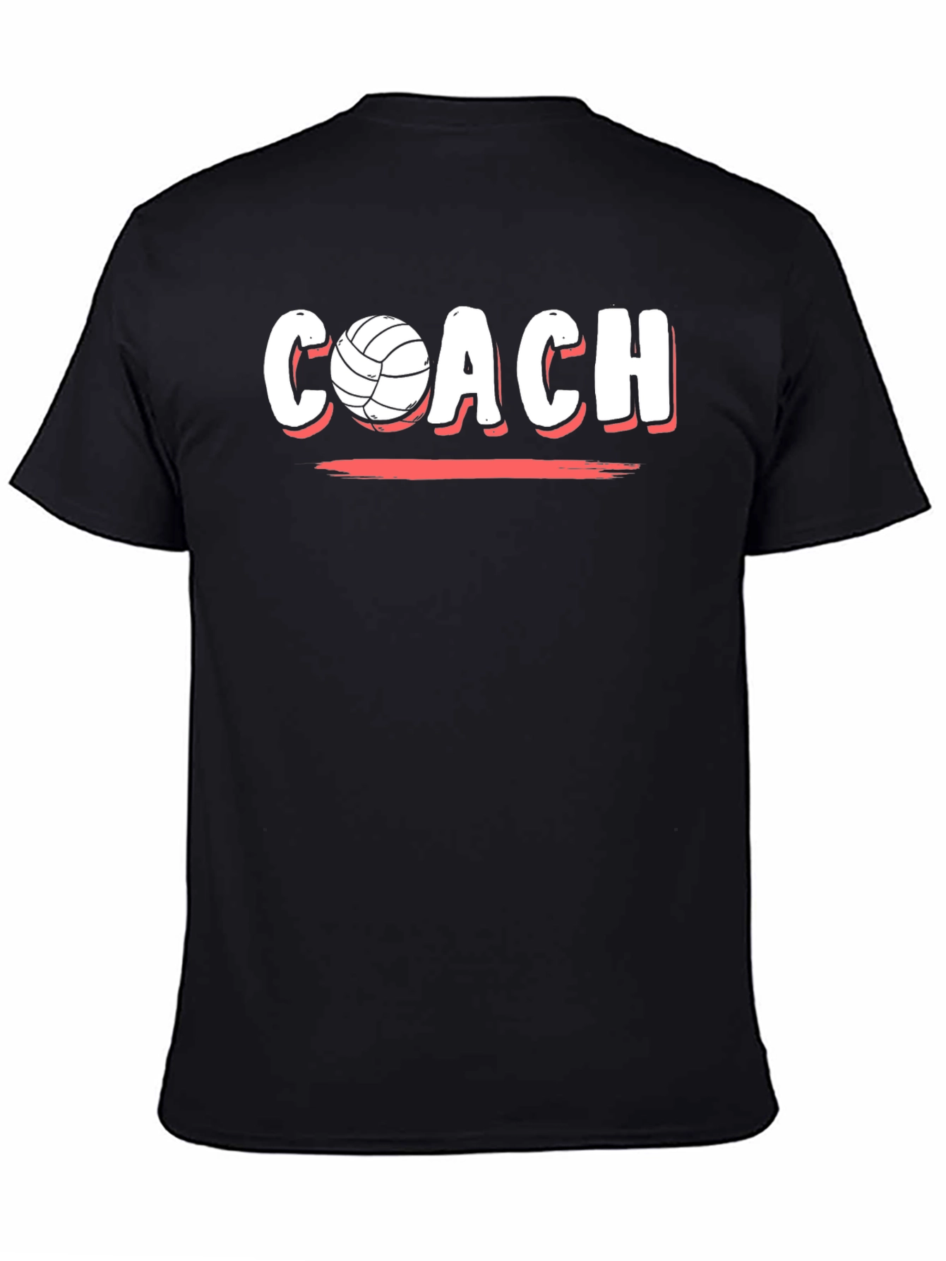 Volleyball Coach Graphic Tee - Sportswear