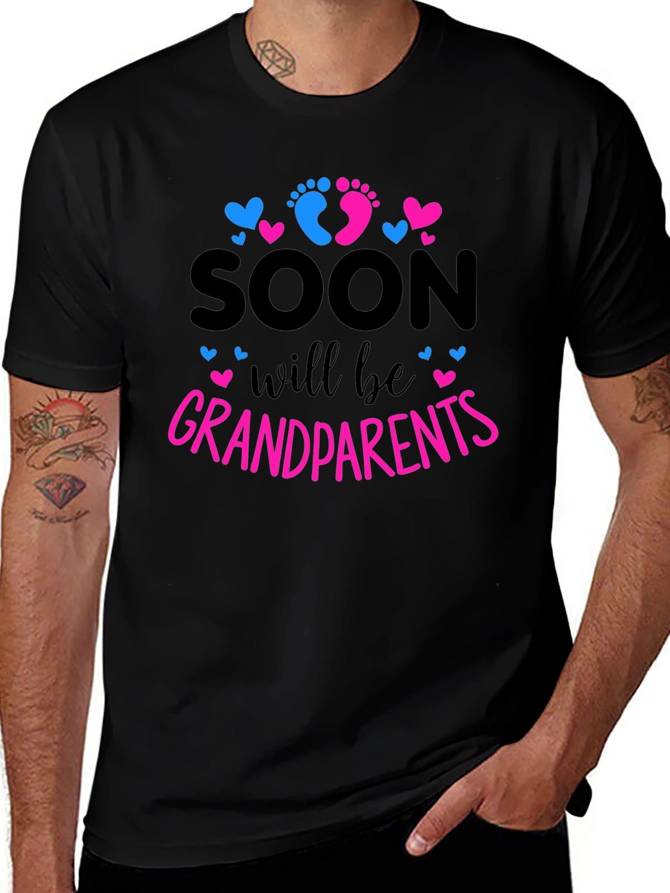 Soon to be Grandparents Baby Reveal T-shirt