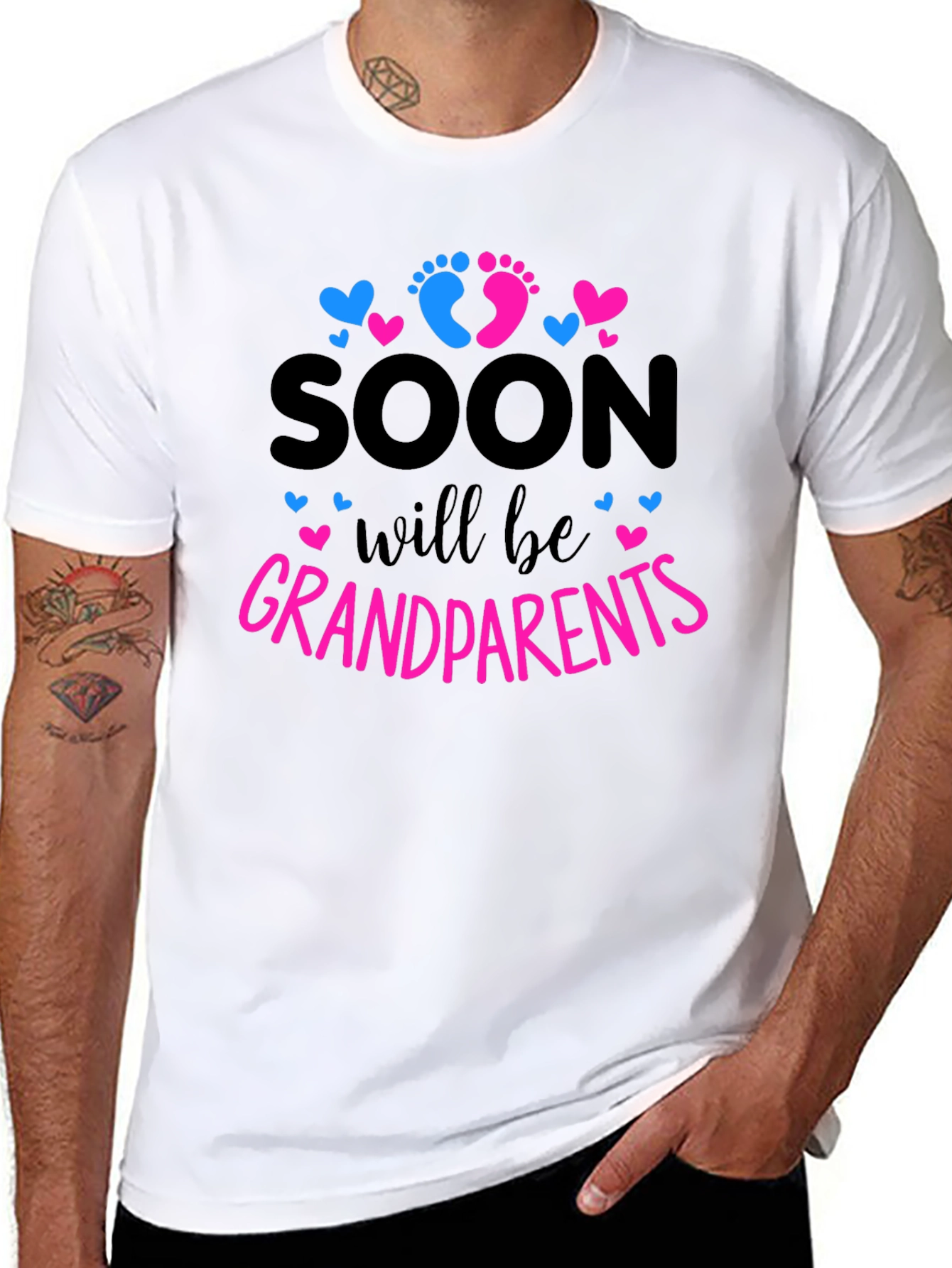 Soon to be Grandparents Baby Reveal T-shirt