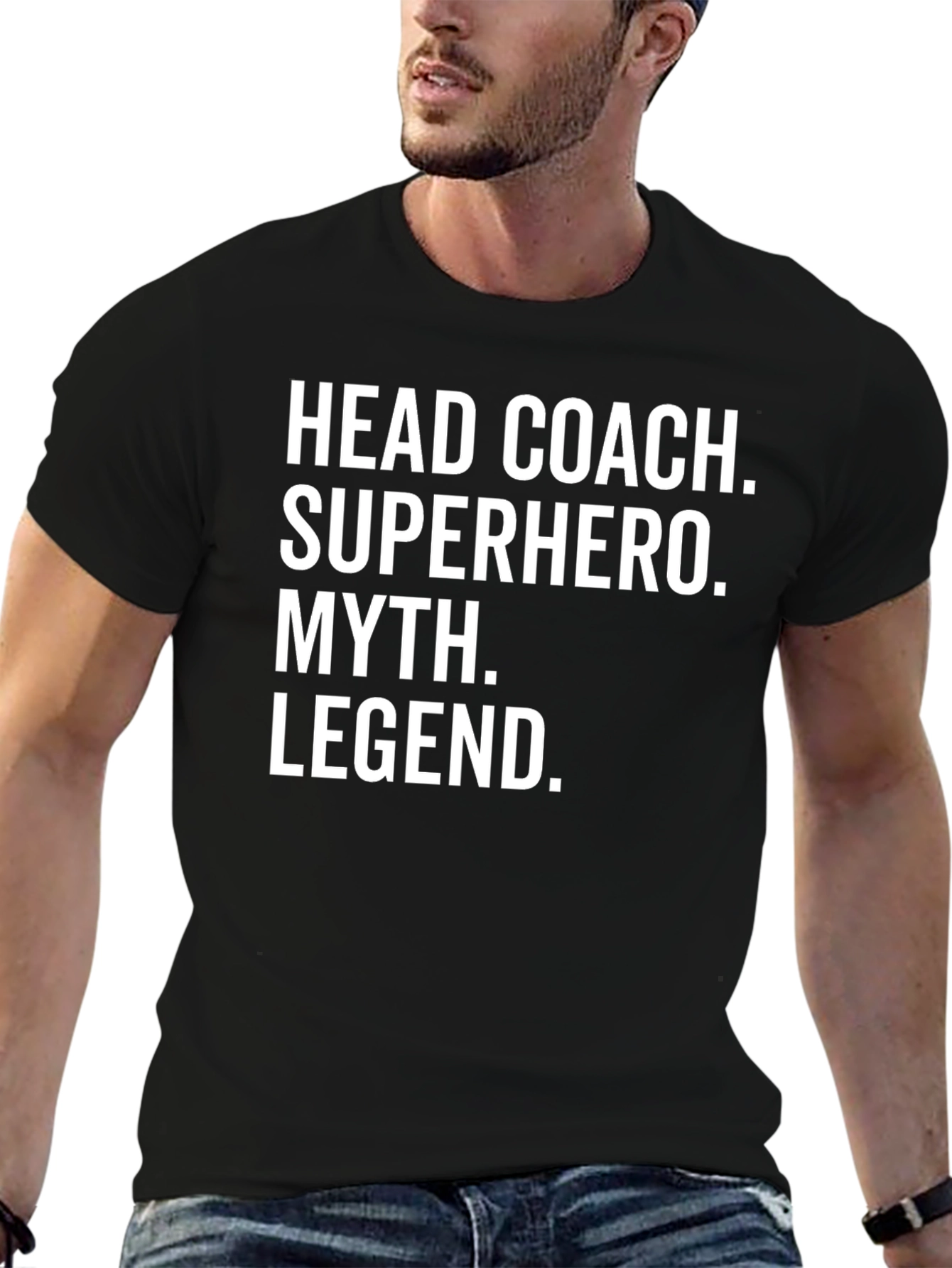 Head Coach Superhero Legend Graphic Tee