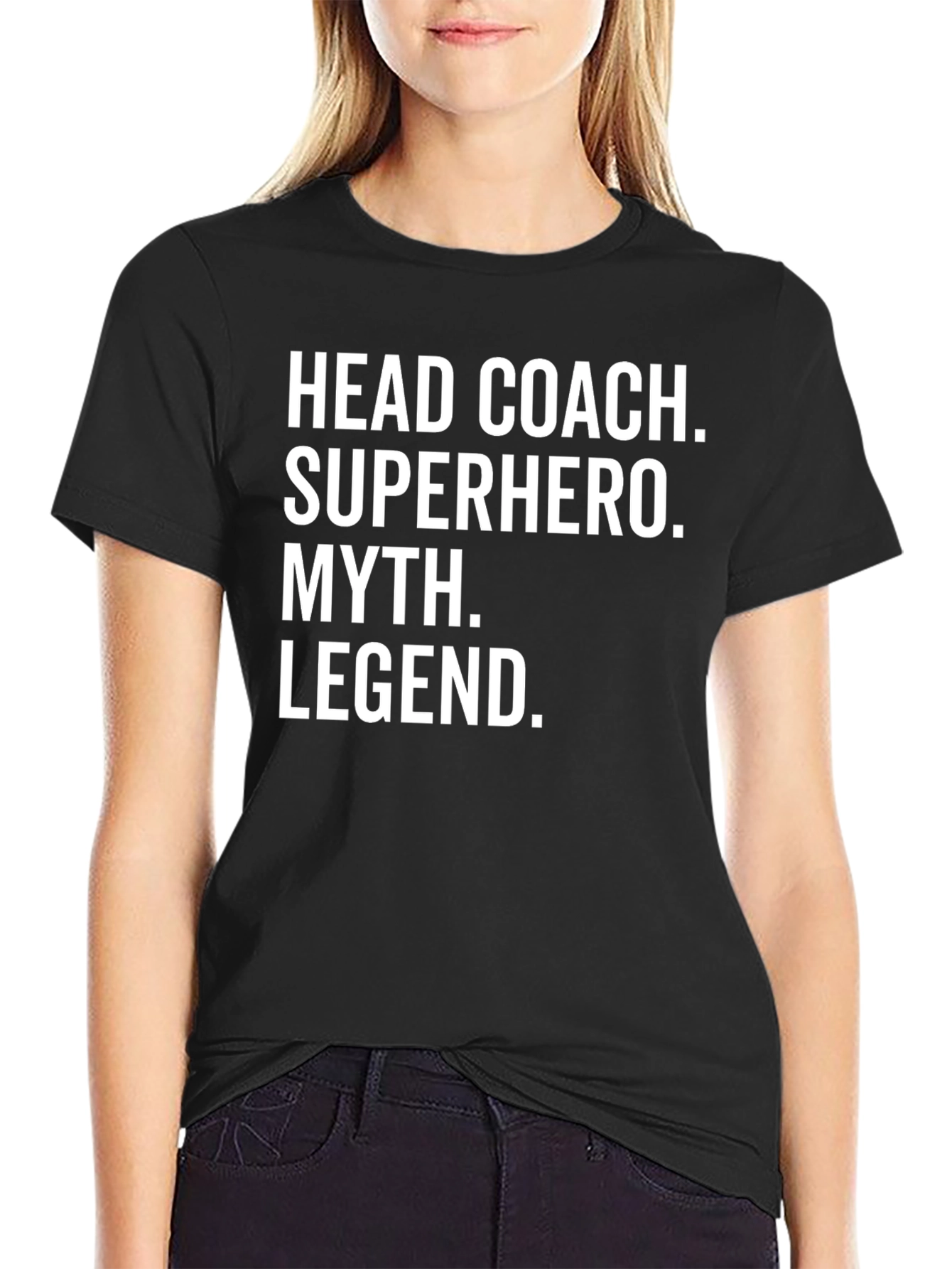 Head Coach Superhero Legend Graphic Tee