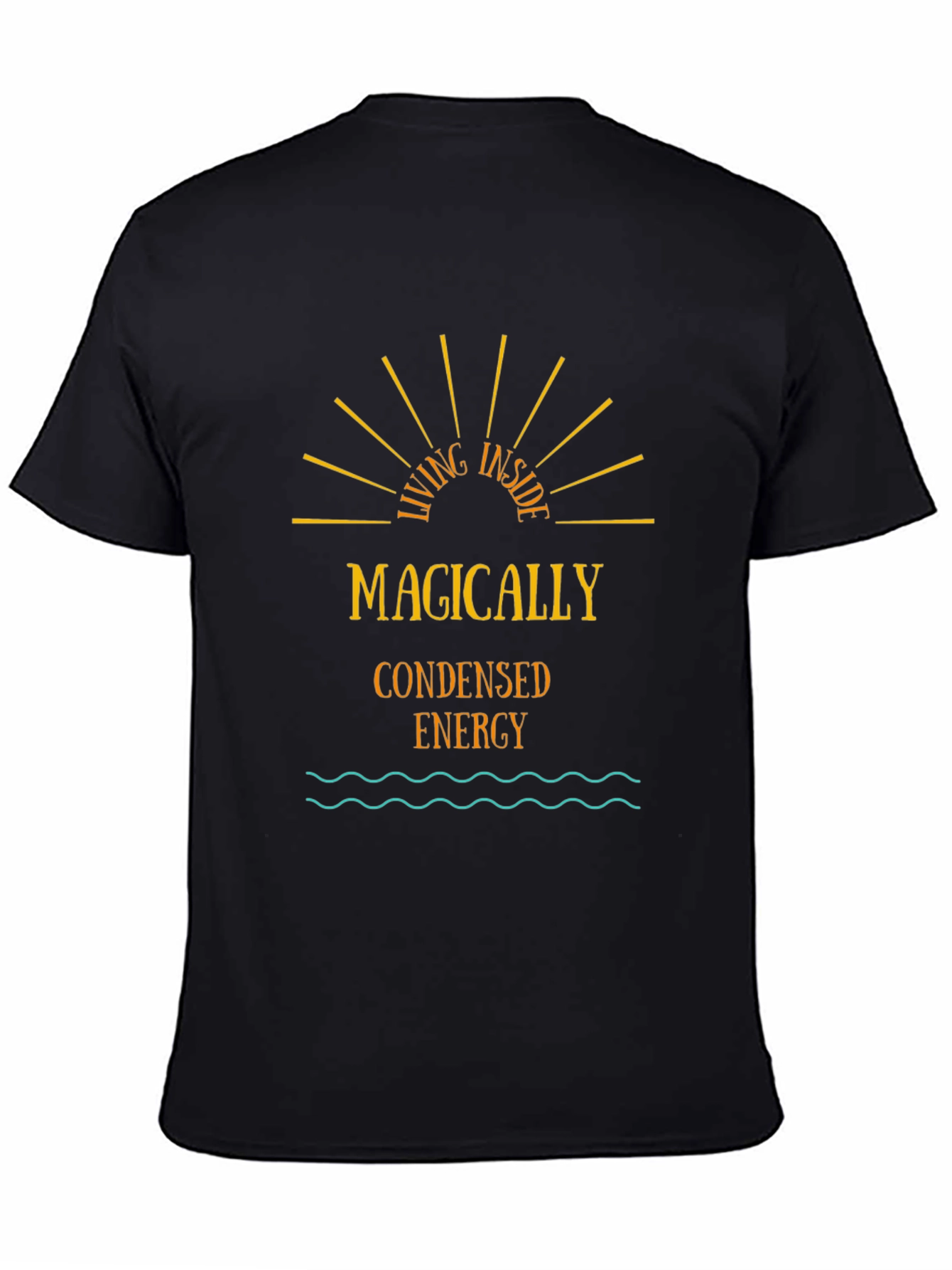 Magically Condensed Energy Black Graphic Tee