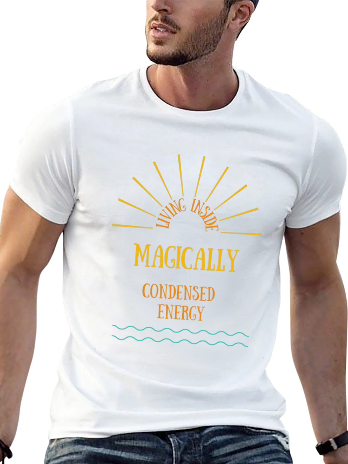 Magically Condensed Energy Black Graphic Tee