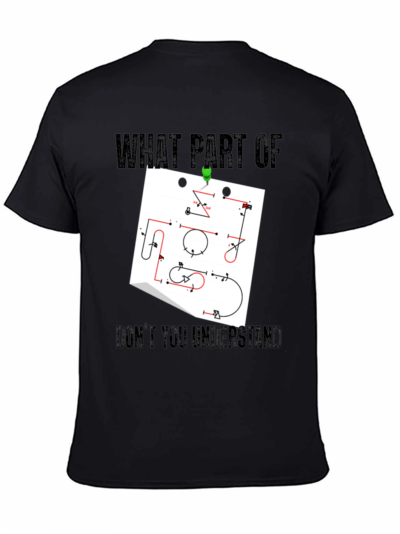 Agility Course Diagram T-Shirt - Funny Training Tee