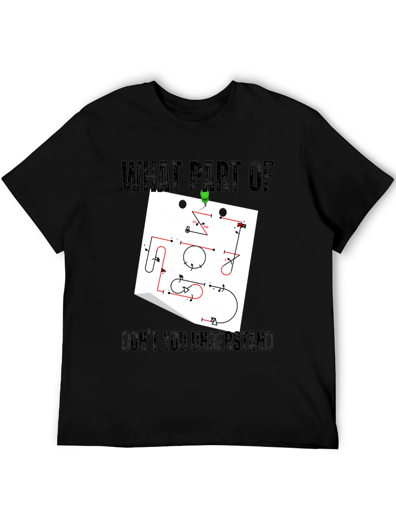Agility Course Diagram T-Shirt - Funny Training Tee