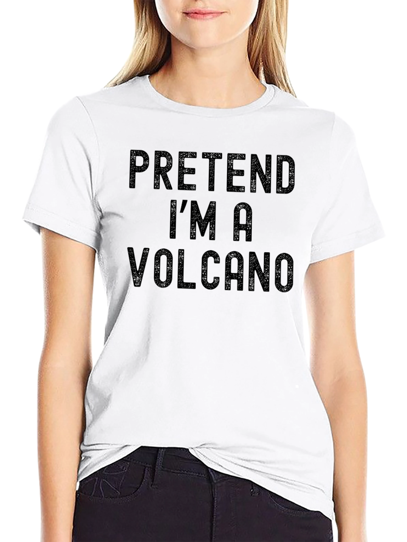 Pretend Im A Volcano Graphic Tee
