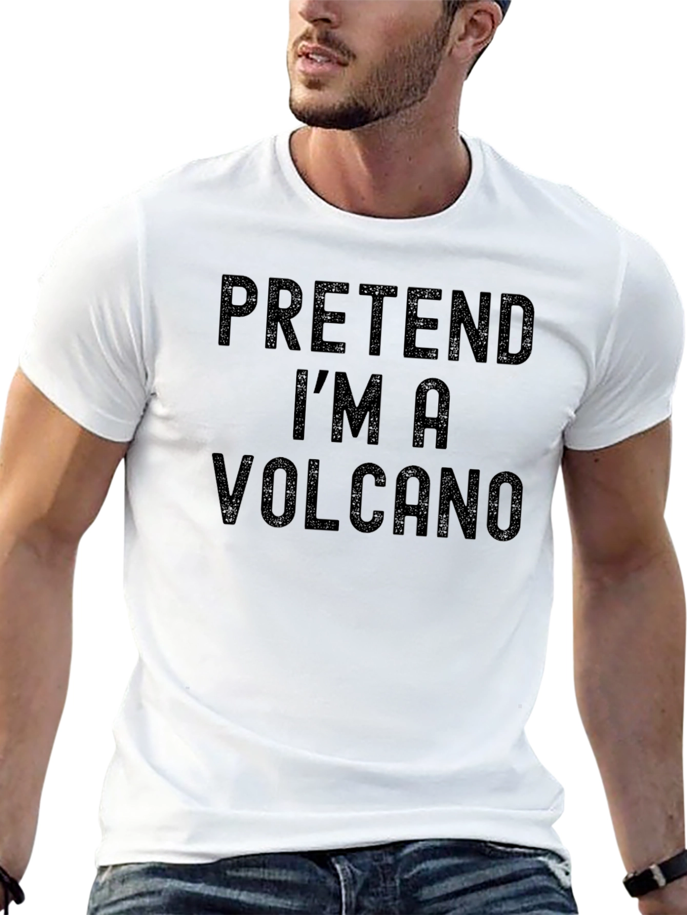 Pretend Im A Volcano Graphic Tee
