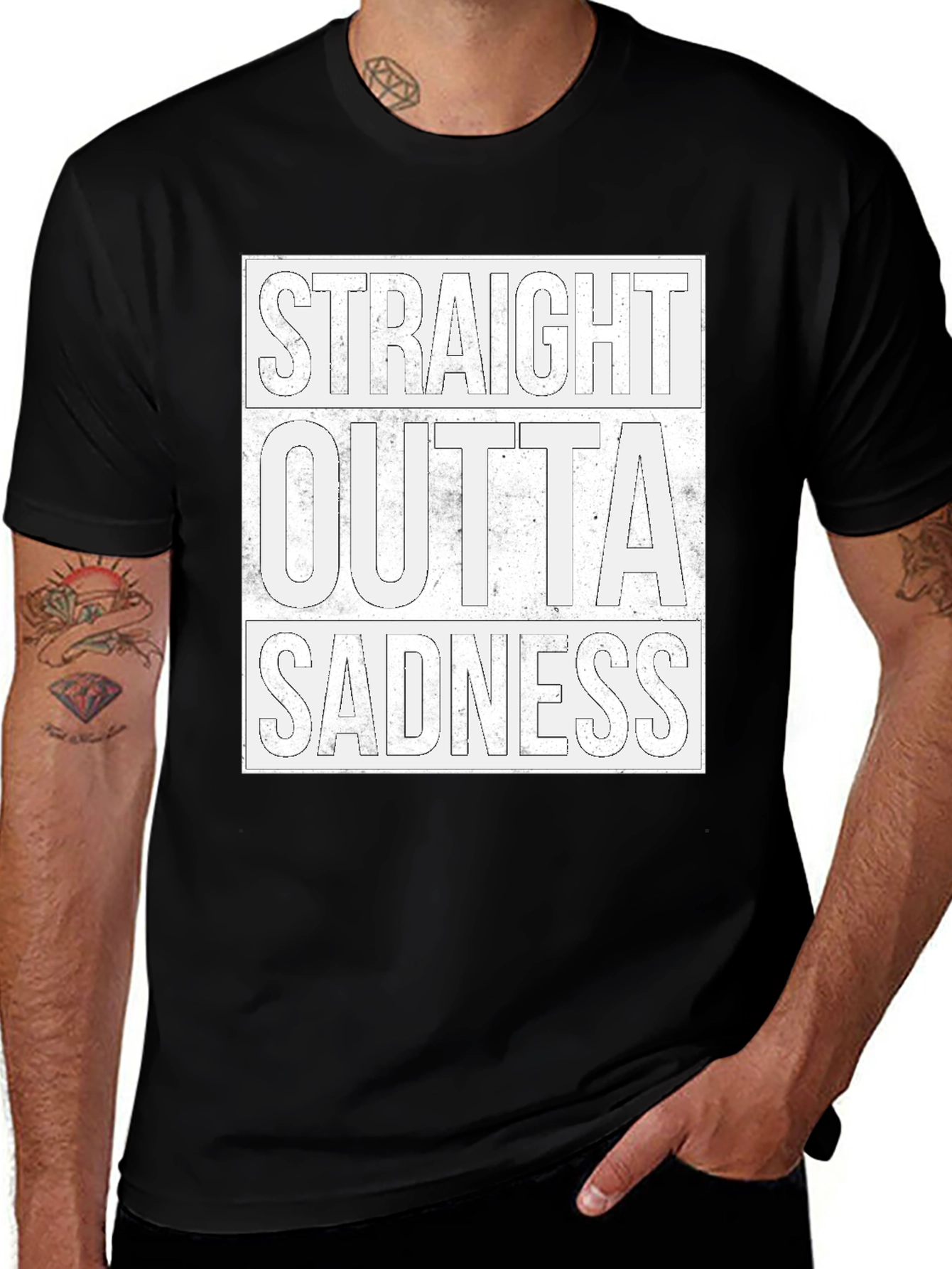 Straight Outta Sadness Graphic Tee