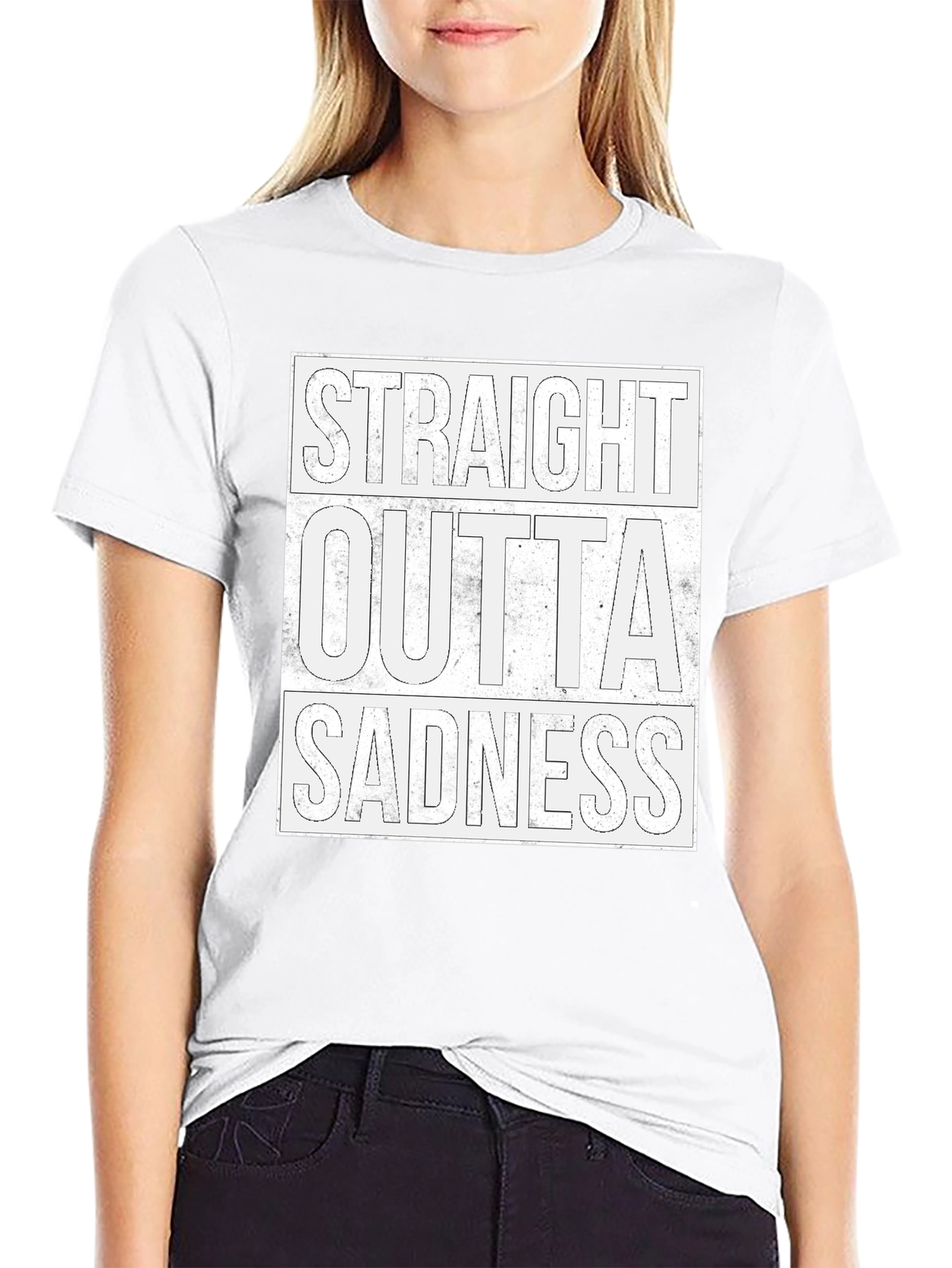 Straight Outta Sadness Graphic Tee