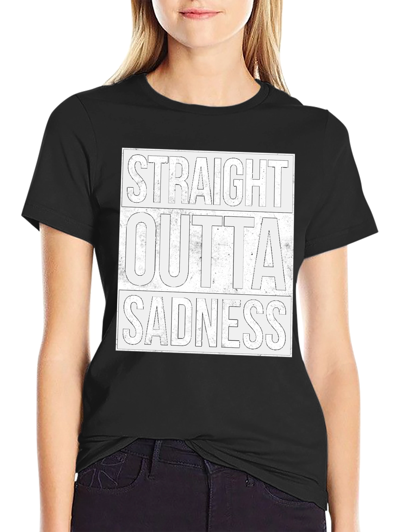Straight Outta Sadness Graphic Tee
