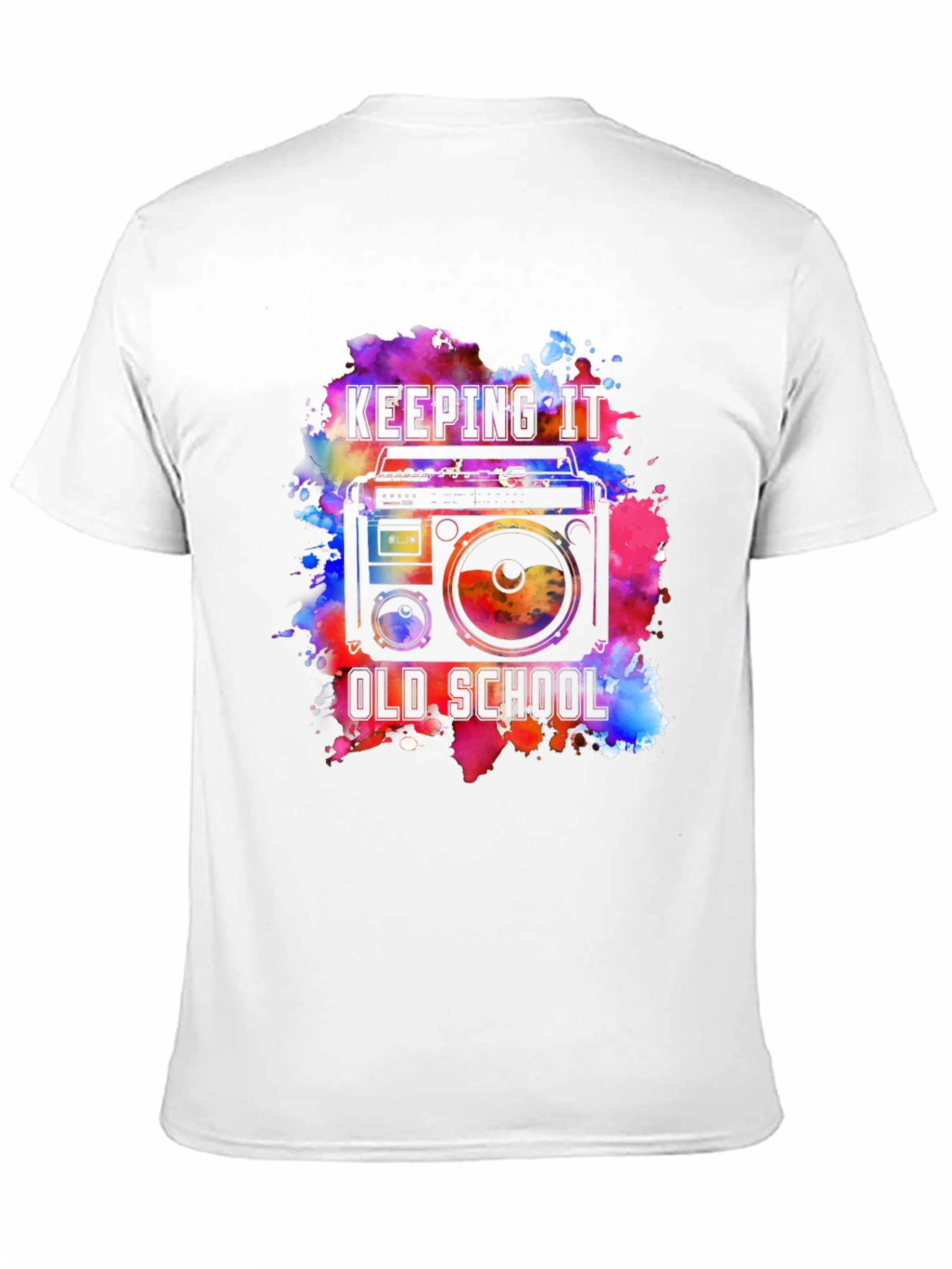 Retro Boombox T-Shirt - Keeping It Old School