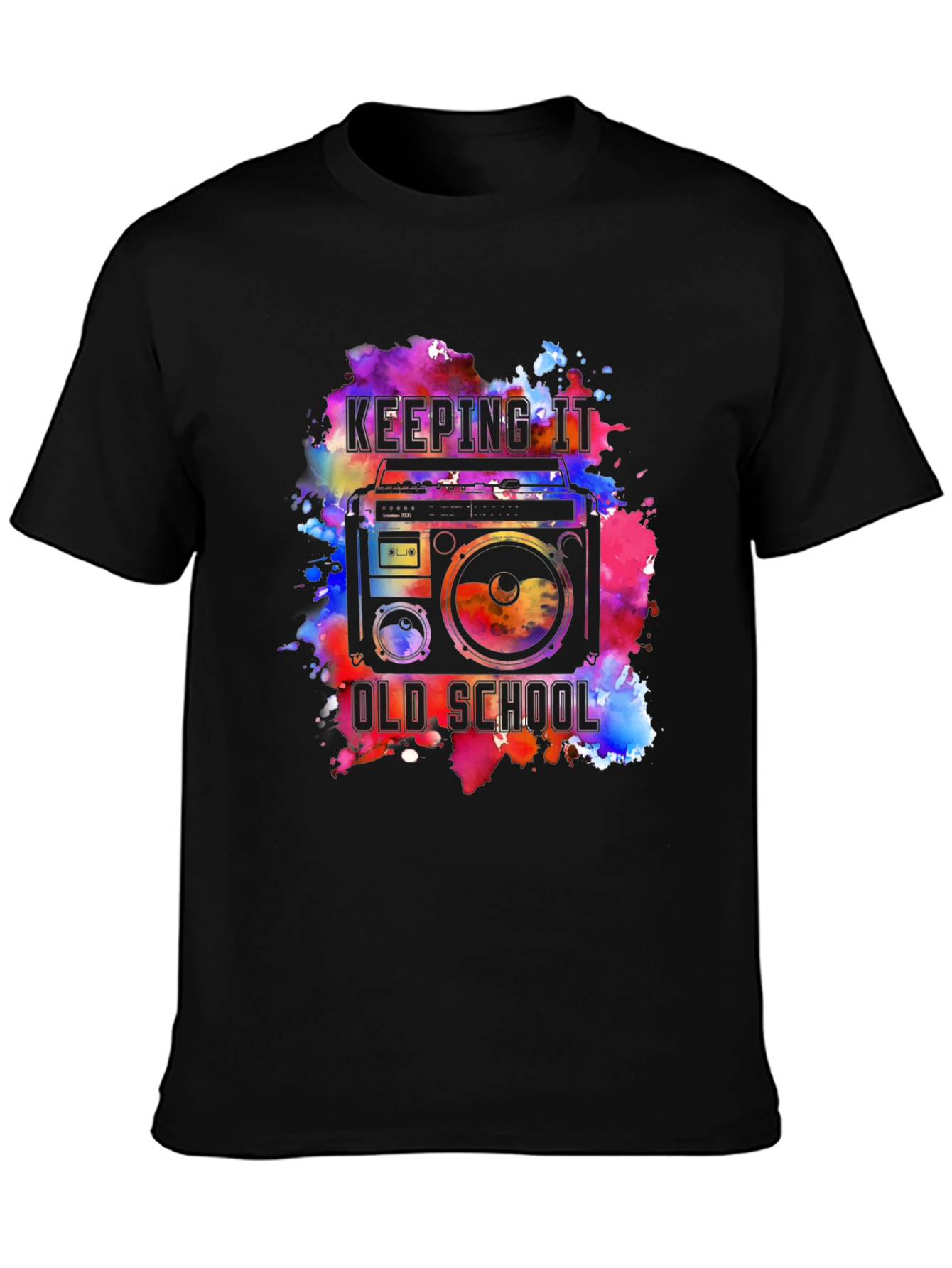 Retro Boombox T-Shirt - Keeping It Old School