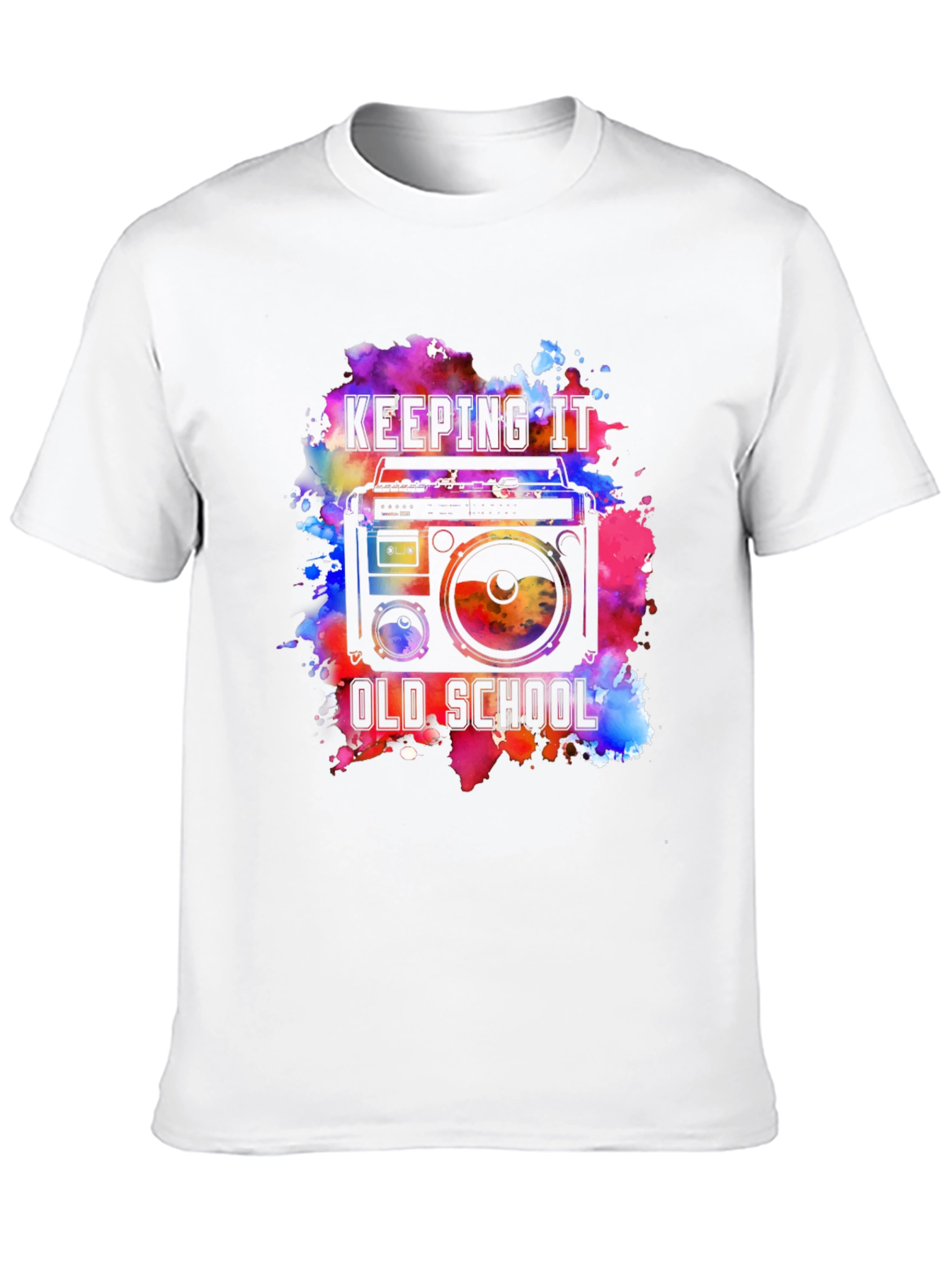 Retro Boombox T-Shirt - Keeping It Old School