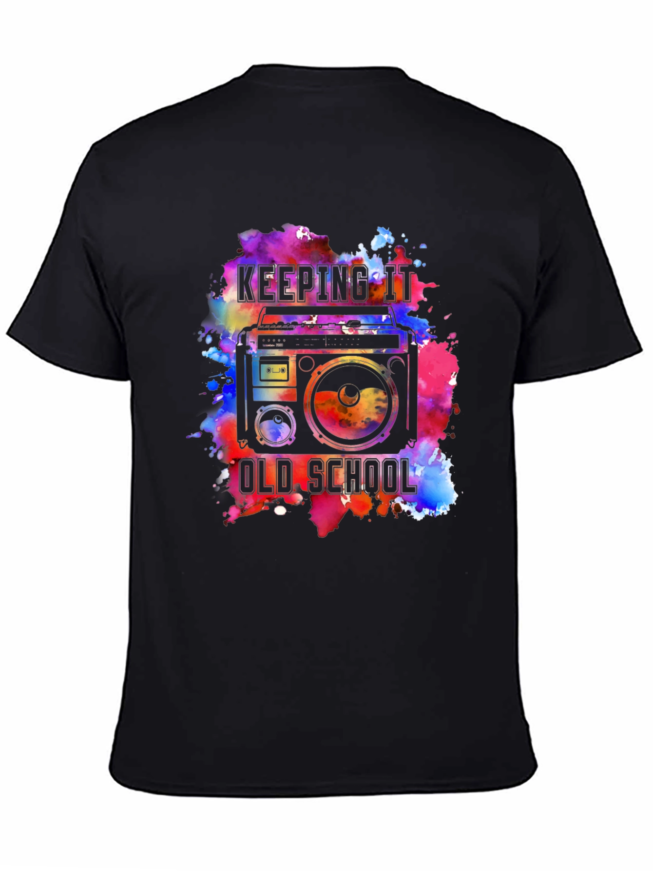 Retro Boombox T-Shirt - Keeping It Old School