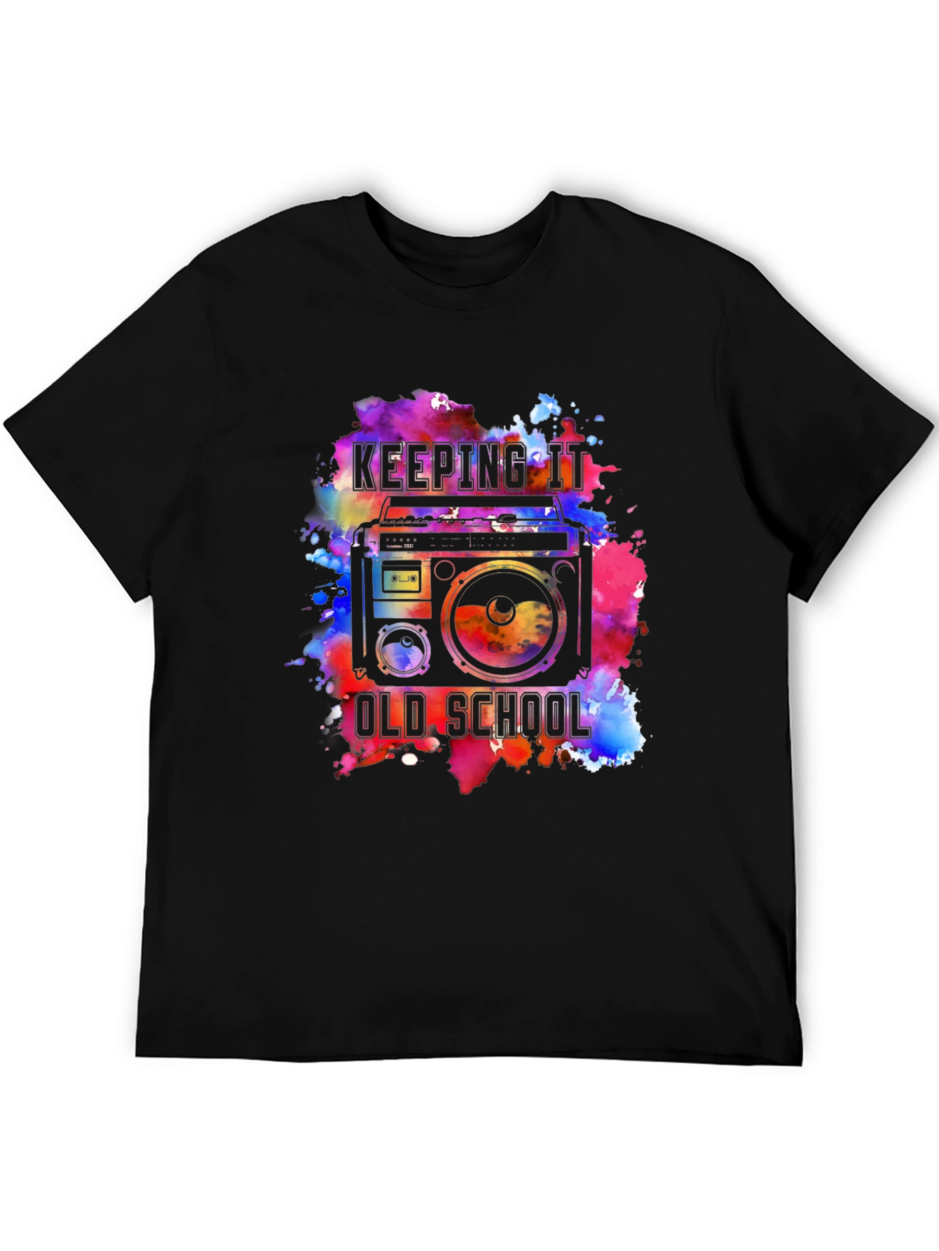 Retro Boombox T-Shirt - Keeping It Old School