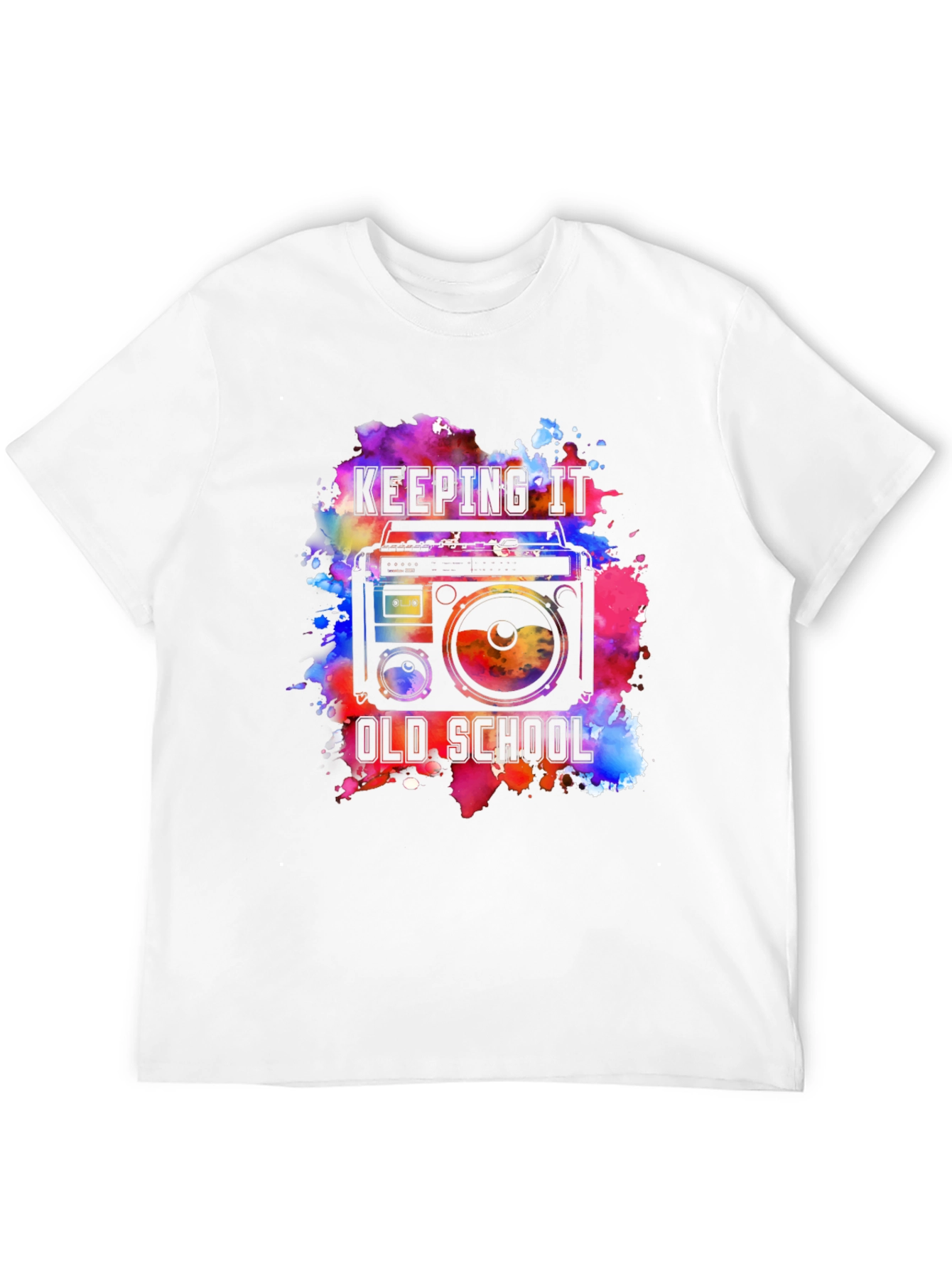 Retro Boombox T-Shirt - Keeping It Old School
