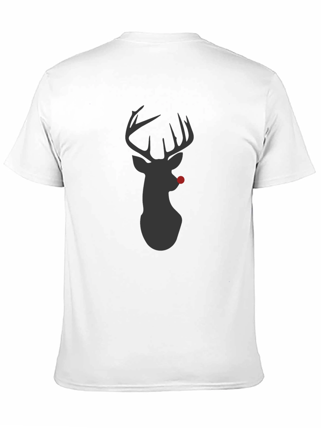 Rudolph Deer Graphic T-Shirt - Black