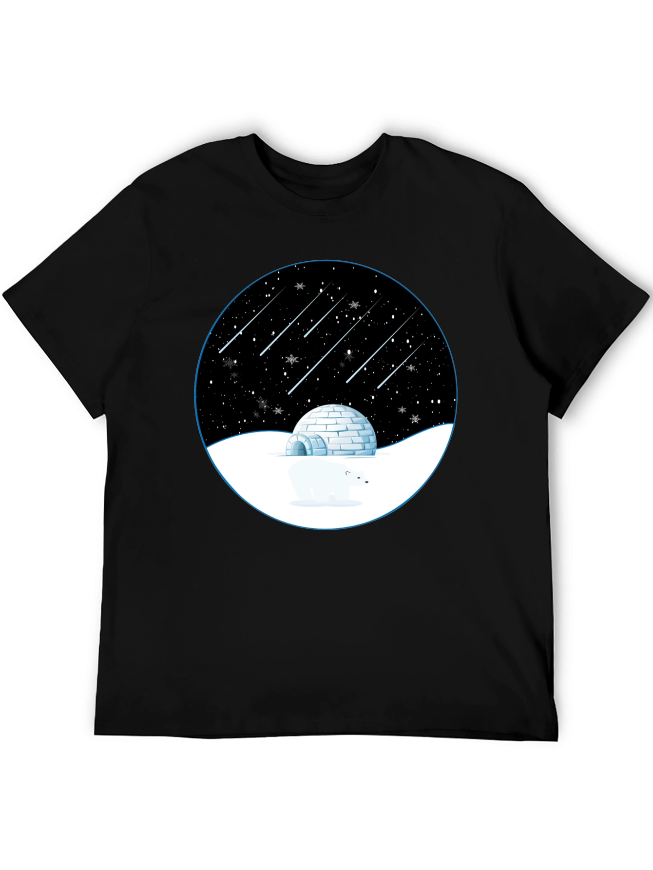 Igloo Starry Night Black T-Shirt
