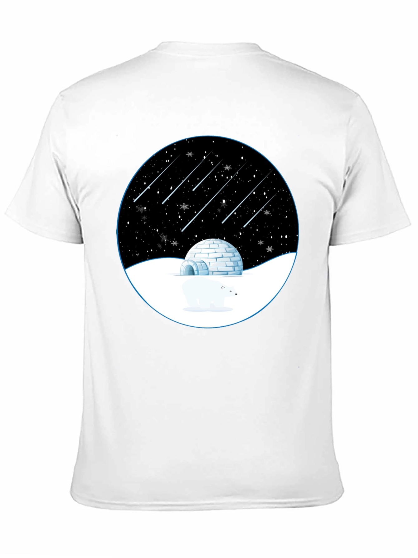 Igloo Starry Night Black T-Shirt